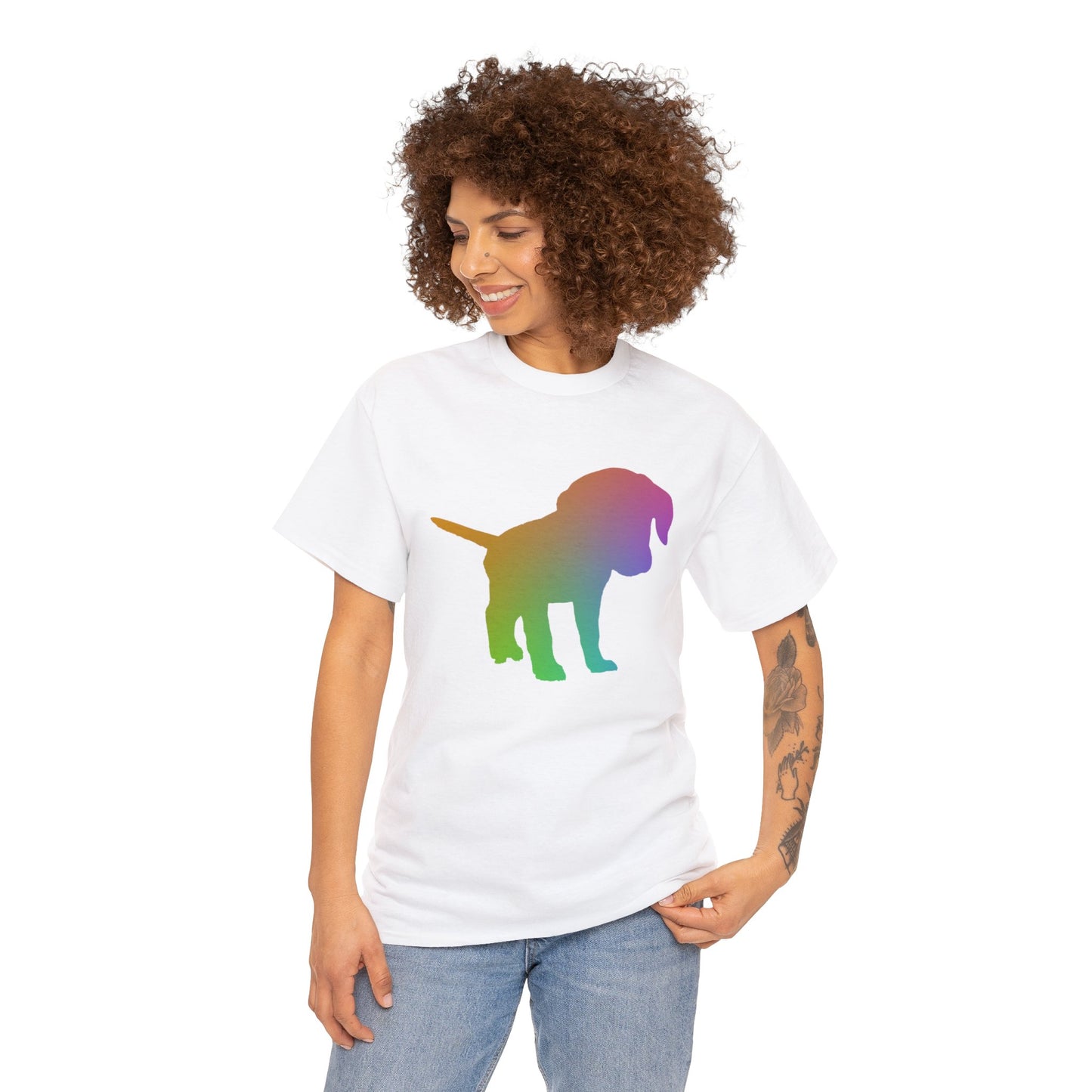 Chroma Labrador Retriever Puppy Unisex Cotton Tee