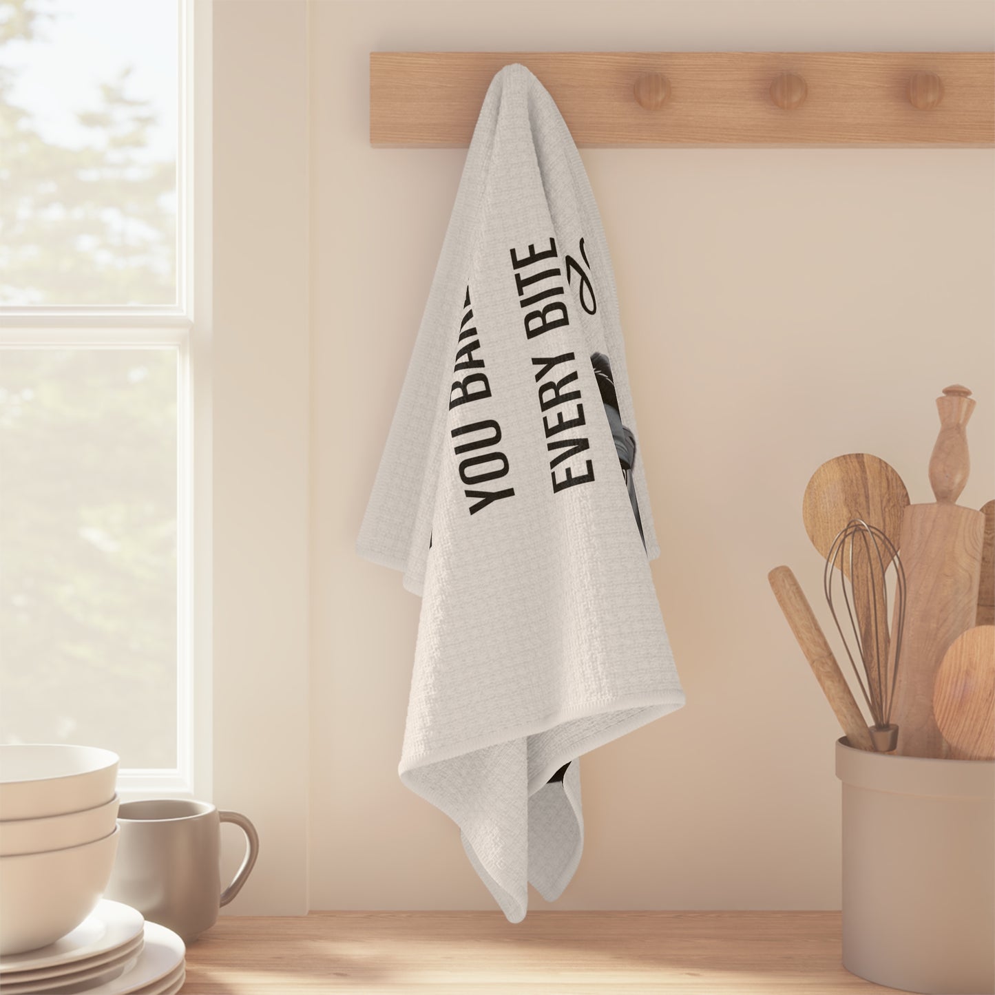 Every Snack You Make Black Labrador Retriever Microfiber Tea Towel