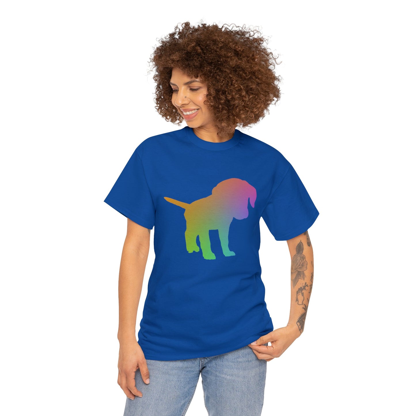 Chroma Labrador Retriever Puppy Unisex Cotton Tee