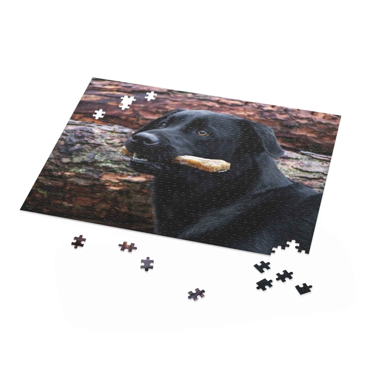 Black Labrador Retriever Puzzle (120 or 500-Piece)
