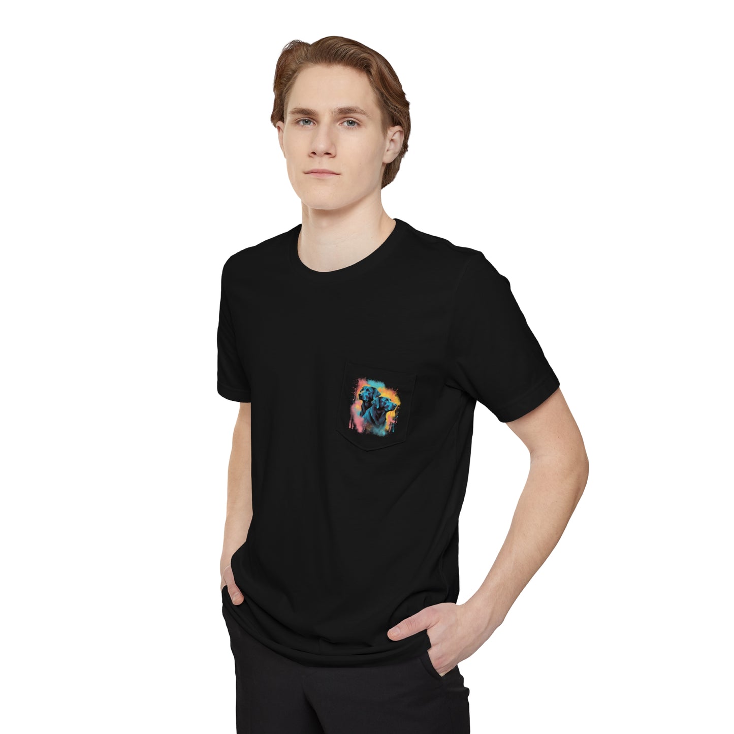 Streetwear Labrador Retriever Unisex Pocket Tee