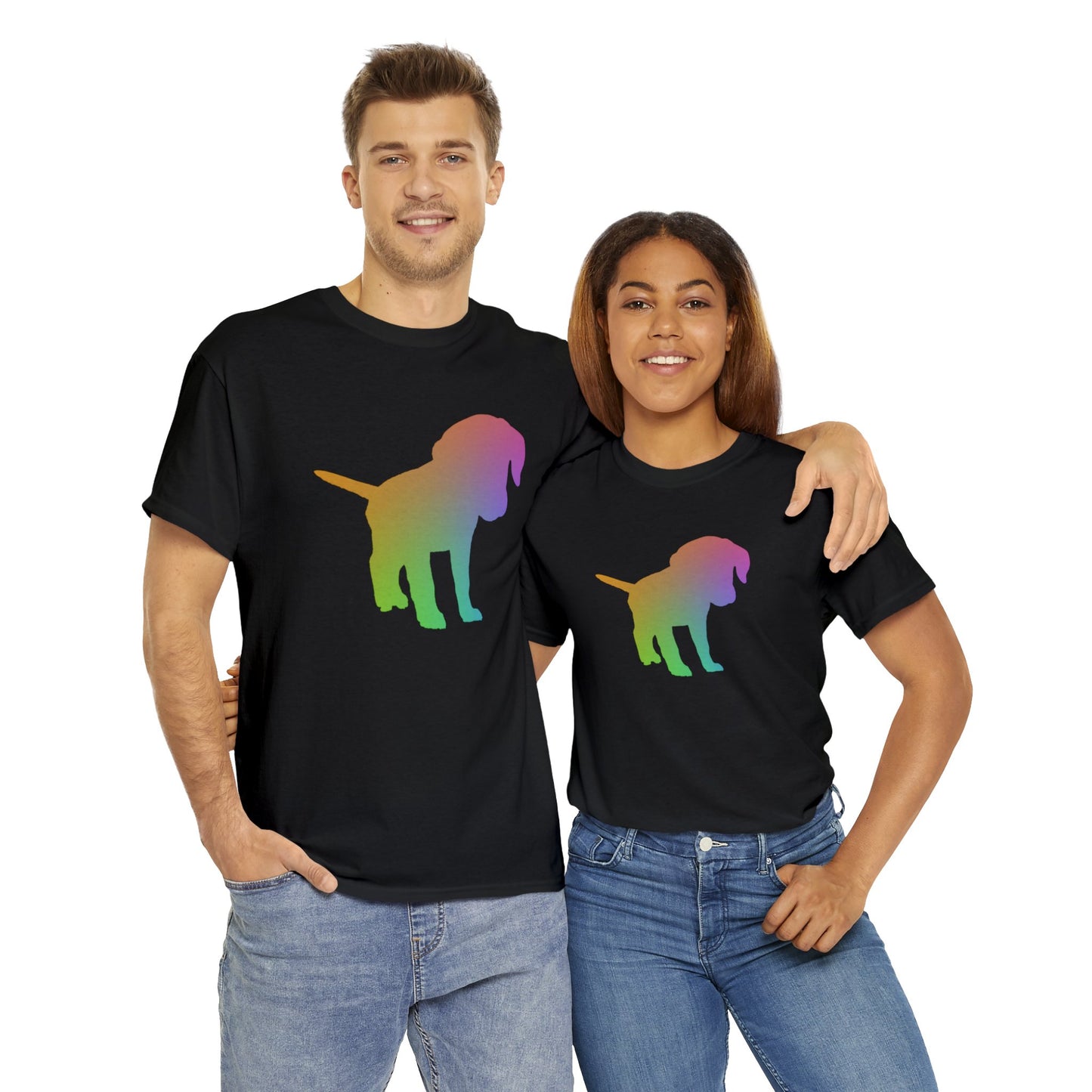Chroma Labrador Retriever Puppy Unisex Cotton Tee