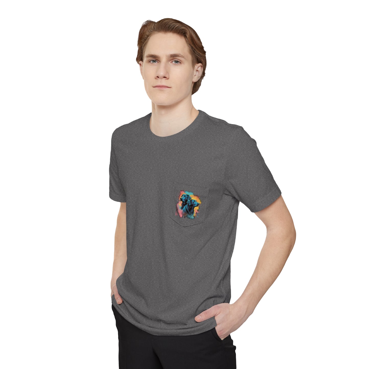 Streetwear Labrador Retriever Unisex Pocket Tee