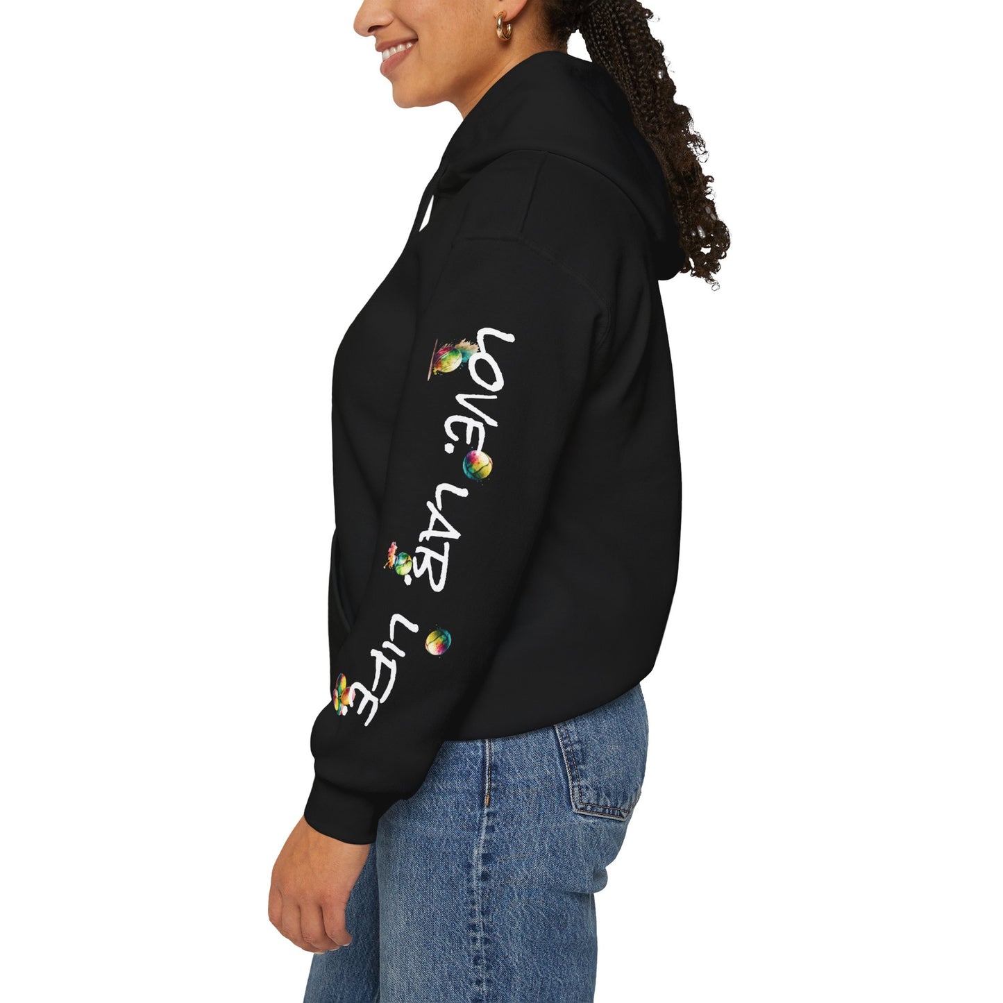 Love Lab Life with Ball Unisex Hooded Sweatshirt