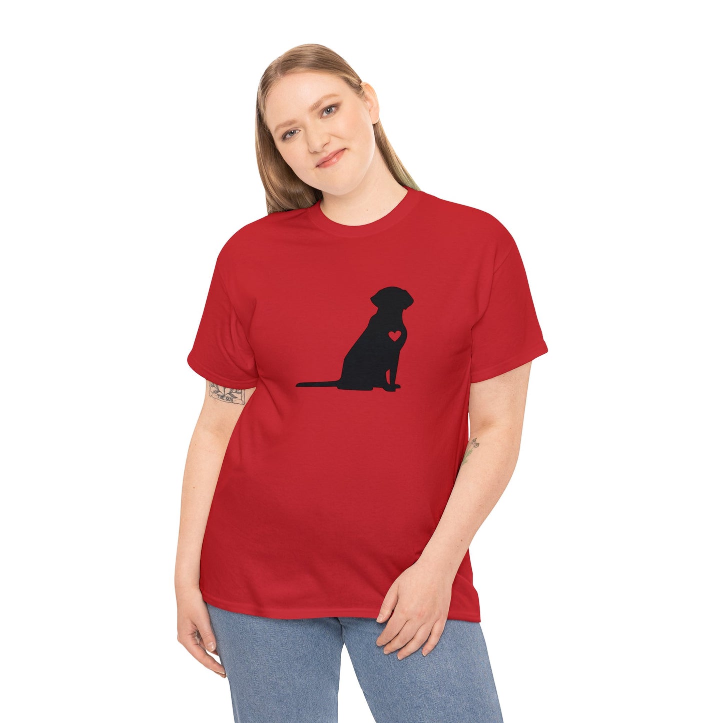 Modern Red Labrador Retriever Cotton Tee