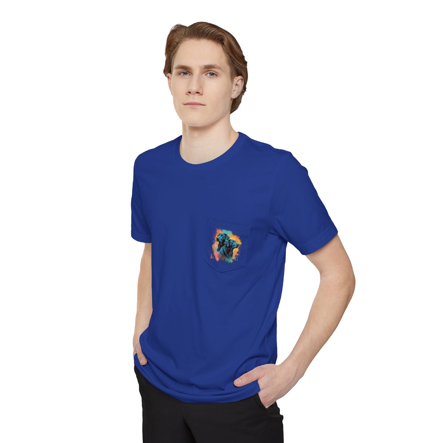Streetwear Labrador Retriever Unisex Pocket Tee