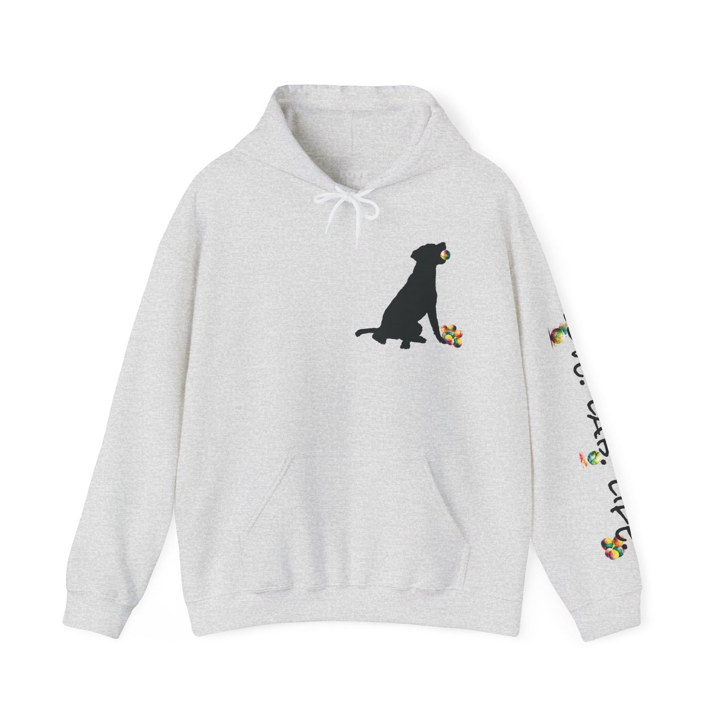 Love Lab Life with Ball Unisex Hooded Sweatshirt
