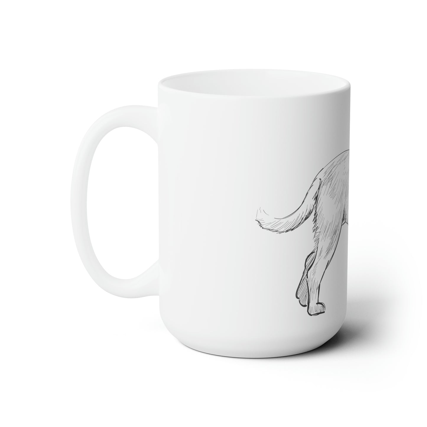 Simply Sketched Labrador Retriever 15 oz Ceramic Mug