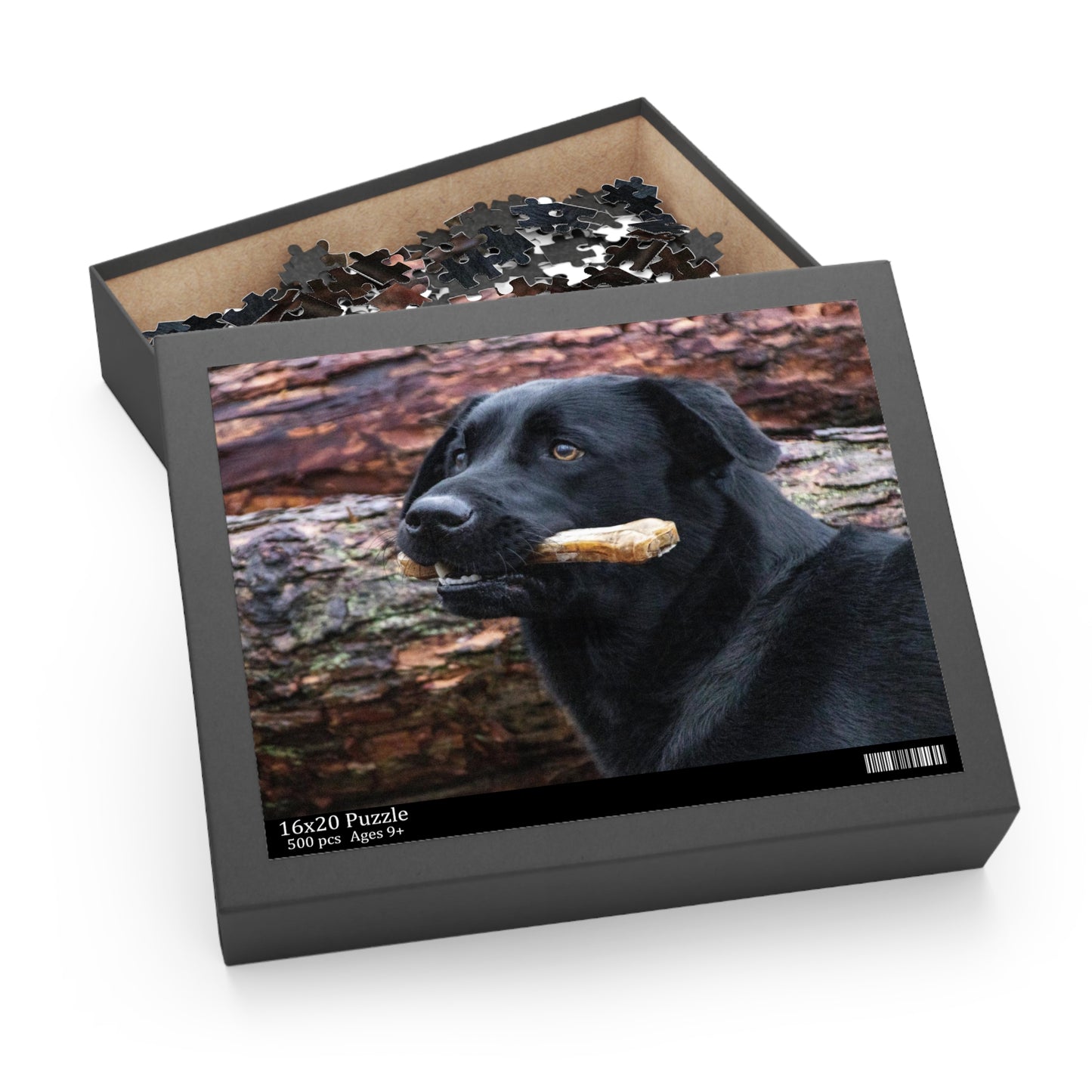 Black Labrador Retriever Puzzle (120 or 500-Piece)