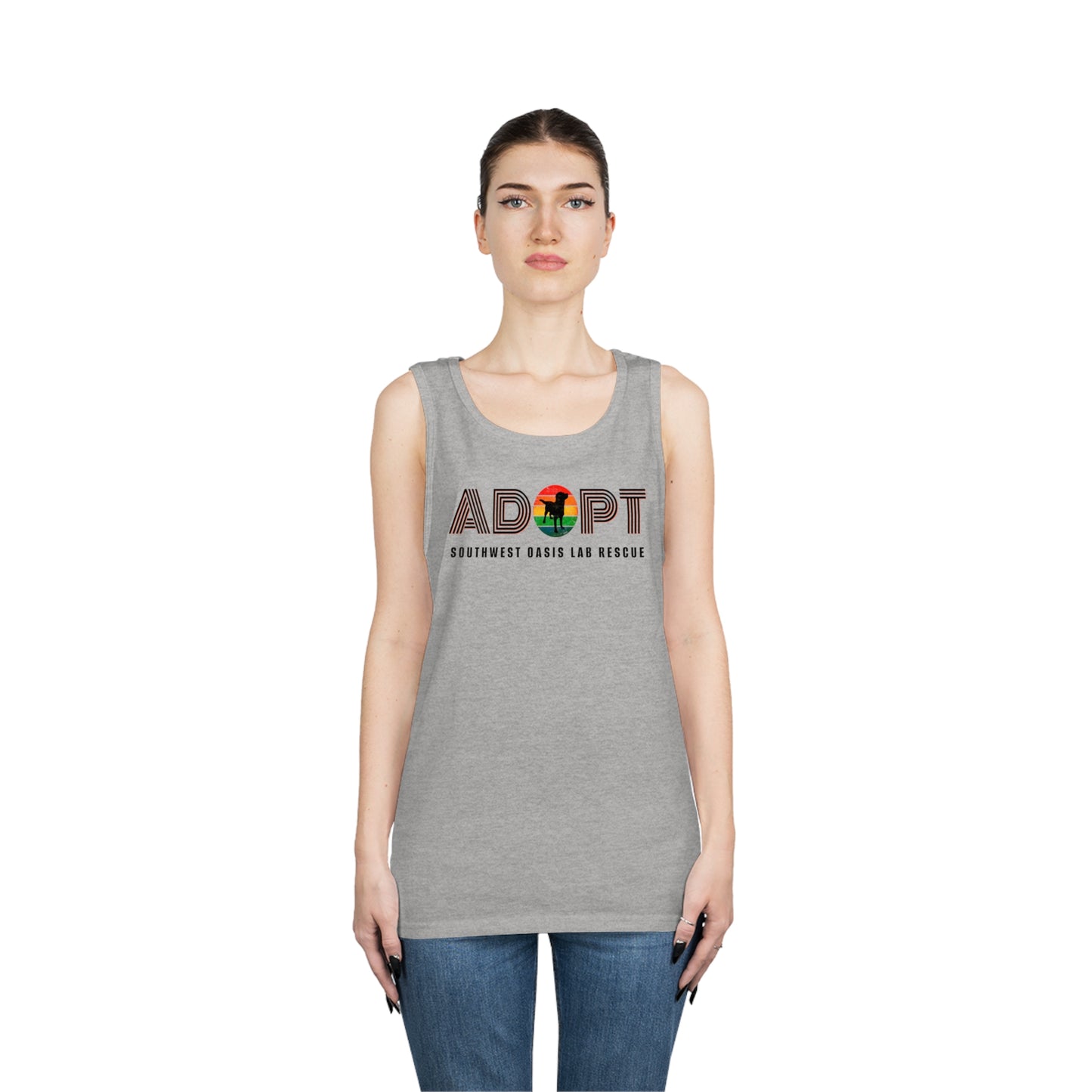 SOLR Adopt Unisex Heavy Cotton Tank Top