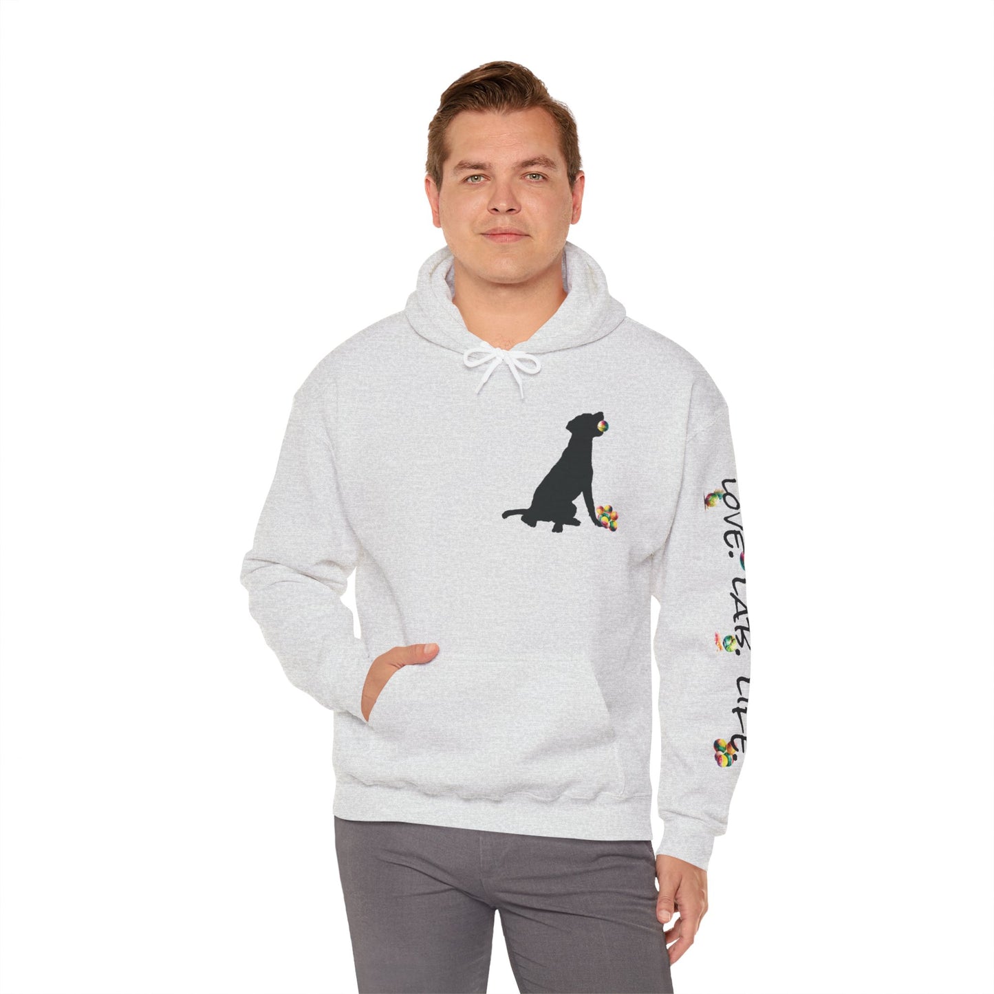 Love Lab Life with Ball Unisex Hooded Sweatshirt