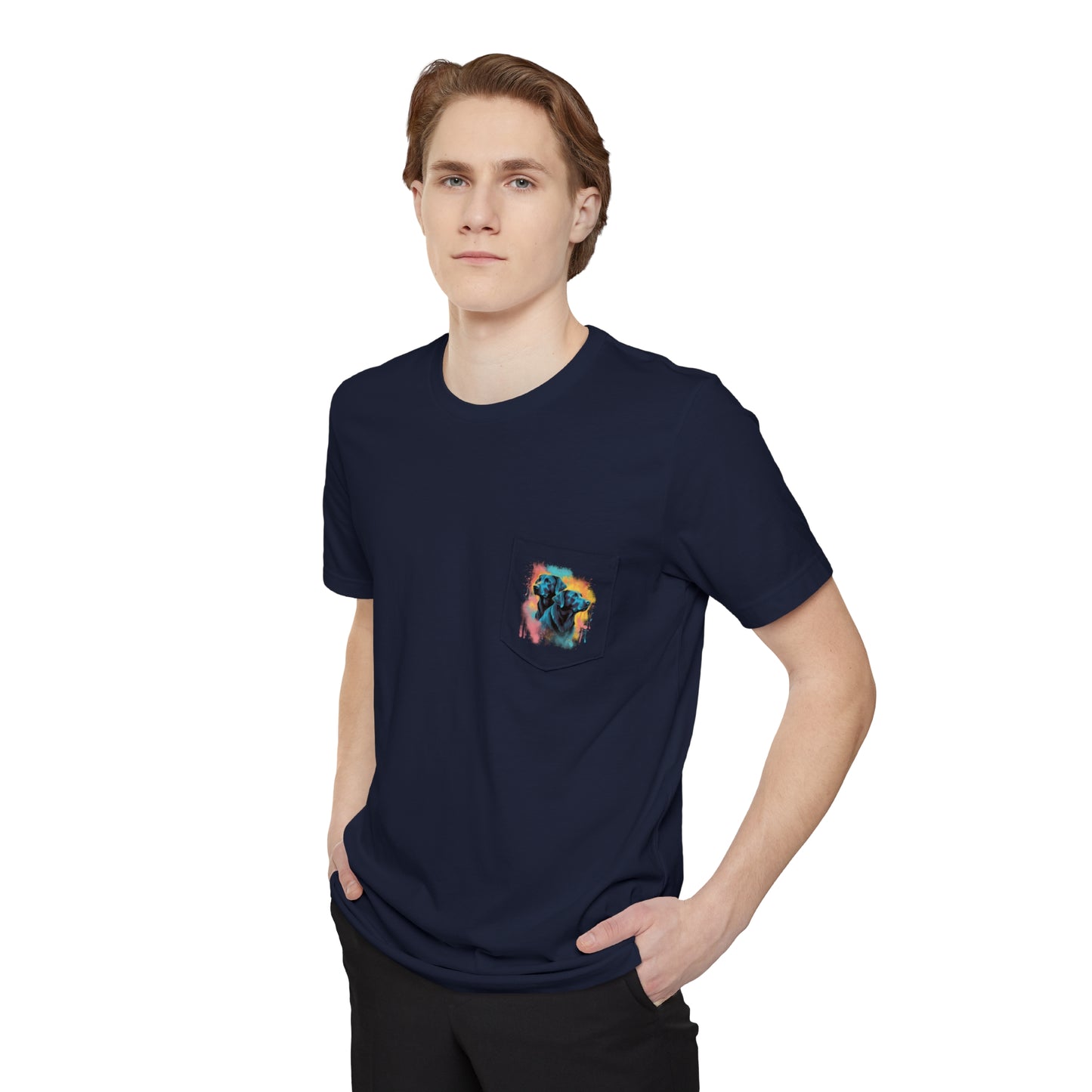 Streetwear Labrador Retriever Unisex Pocket Tee