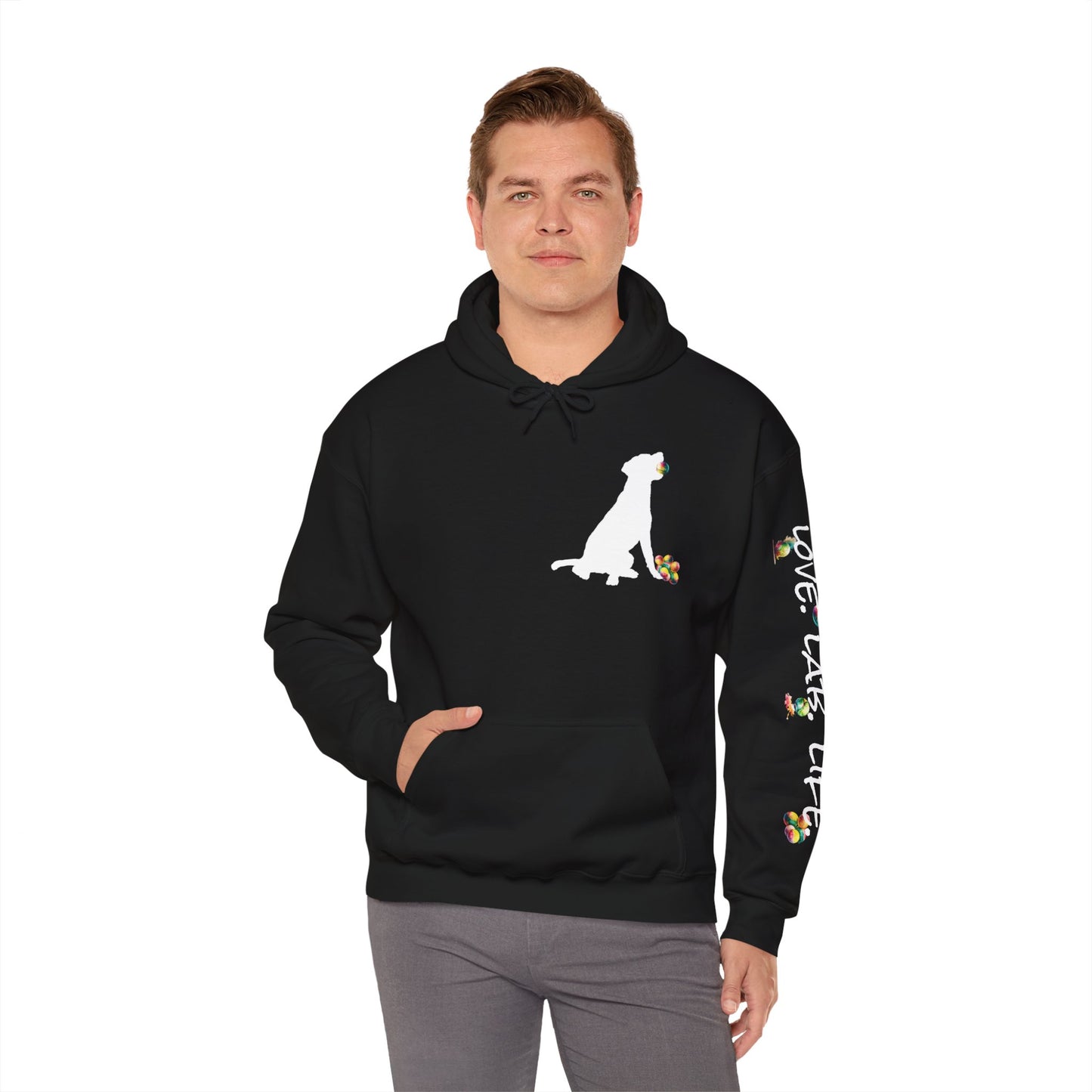 Love Lab Life with Ball Unisex Hooded Sweatshirt
