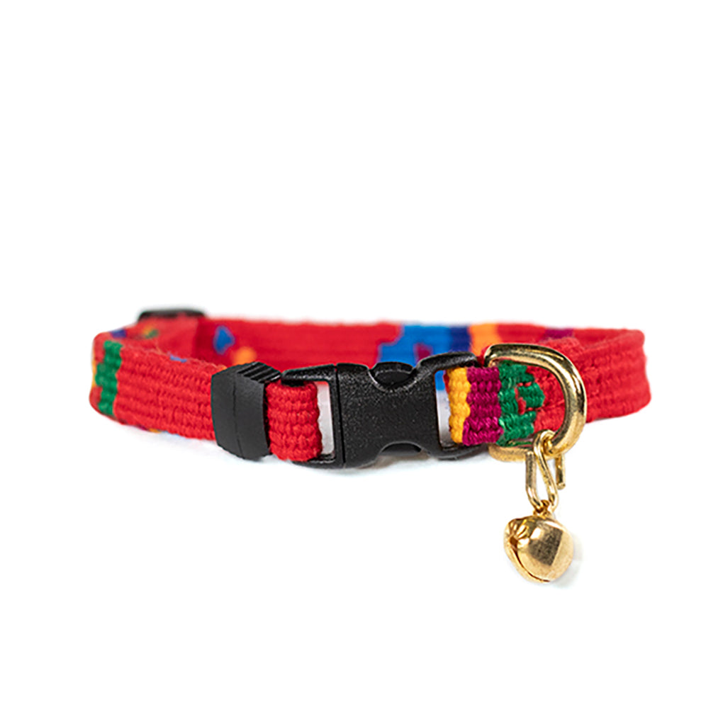 ATWCW Foolish Fish Real Red - Mayan Artisan-Handmade Dog Collars