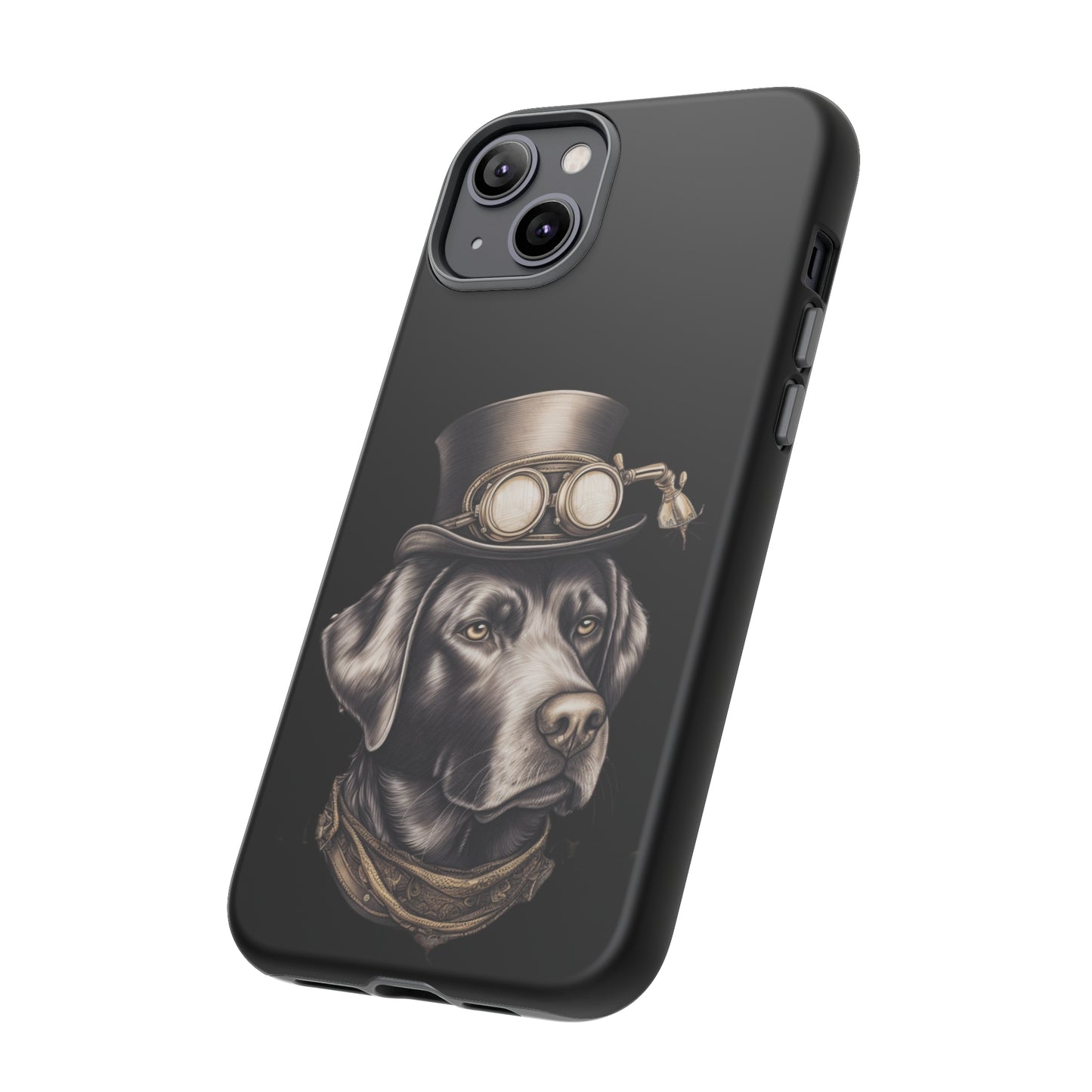Chocolate Labrador Steampunk Tough Phone Cases