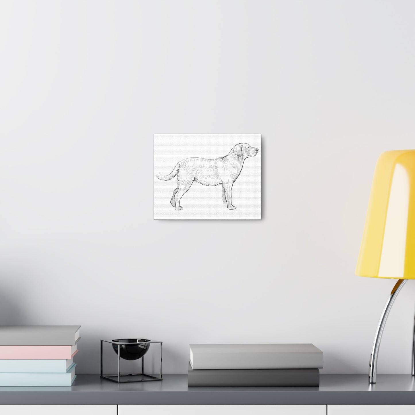 Simply Sketched Perfection - Exclusive Labrador Retriever Canvas Gallery Wraps
