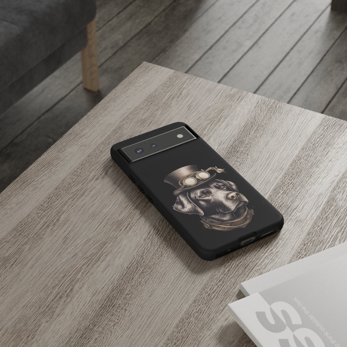 Chocolate Labrador Steampunk Tough Phone Cases