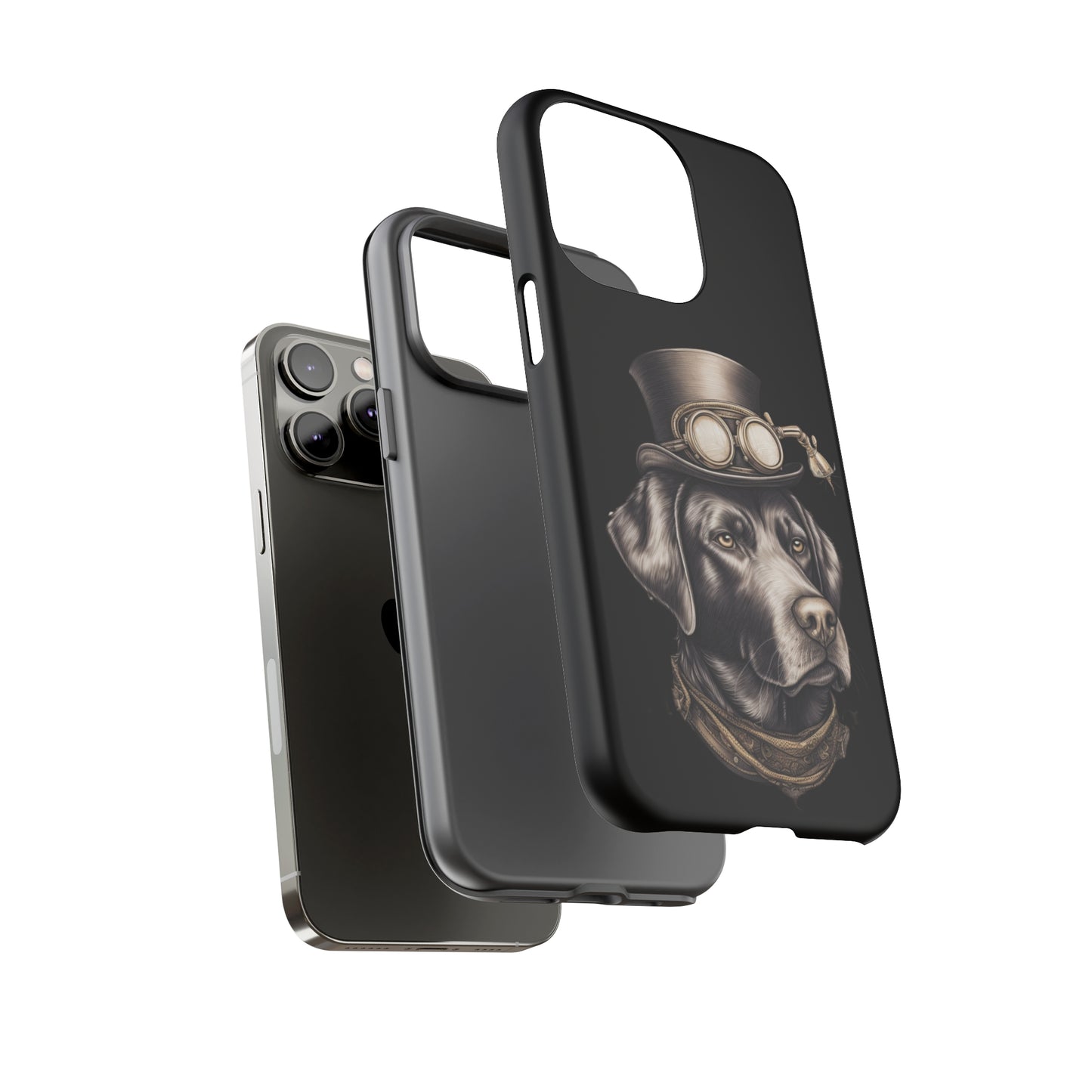 Chocolate Labrador Steampunk Tough Phone Cases