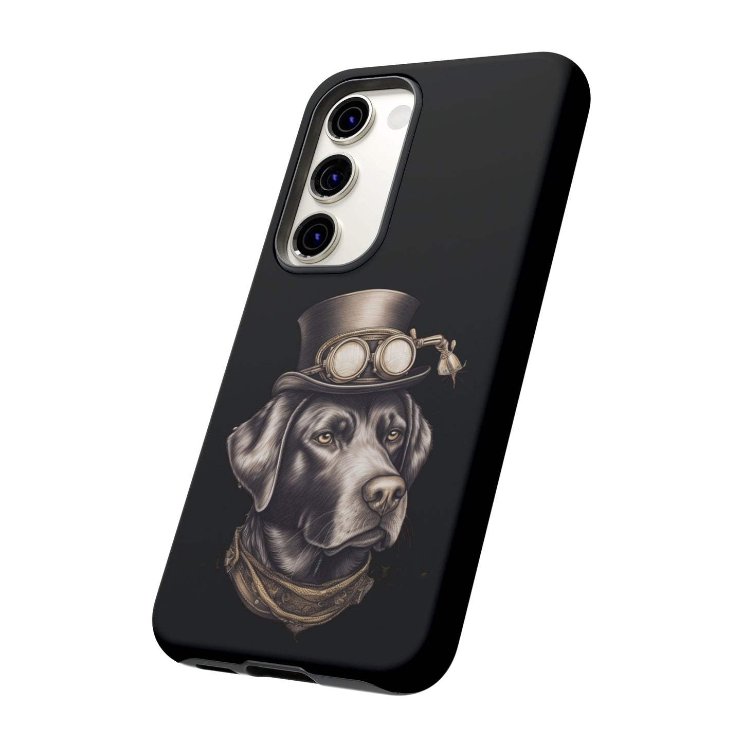 Chocolate Labrador Steampunk Tough Phone Cases