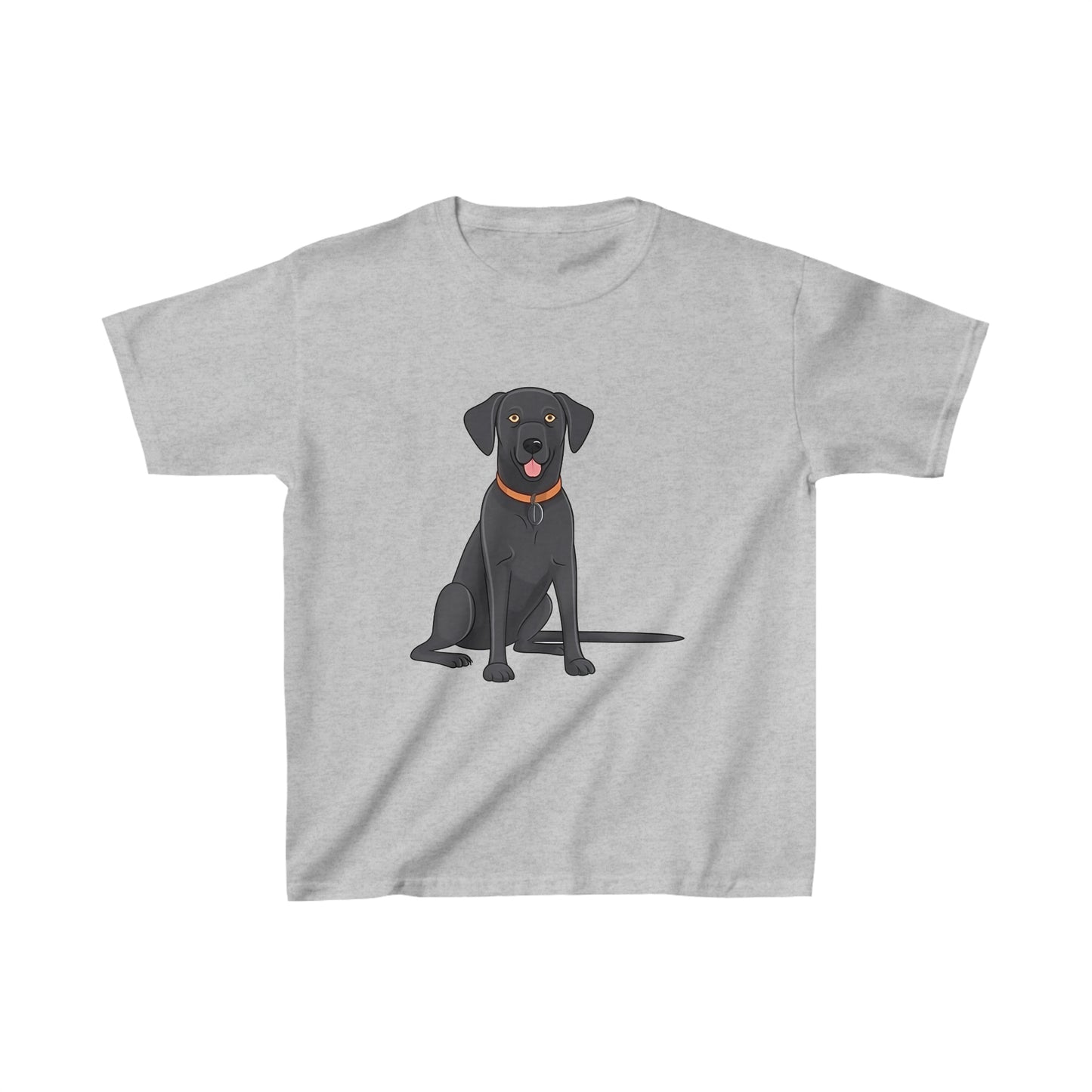 Black Labrador Retriever Kids Heavy Cotton™ Tee