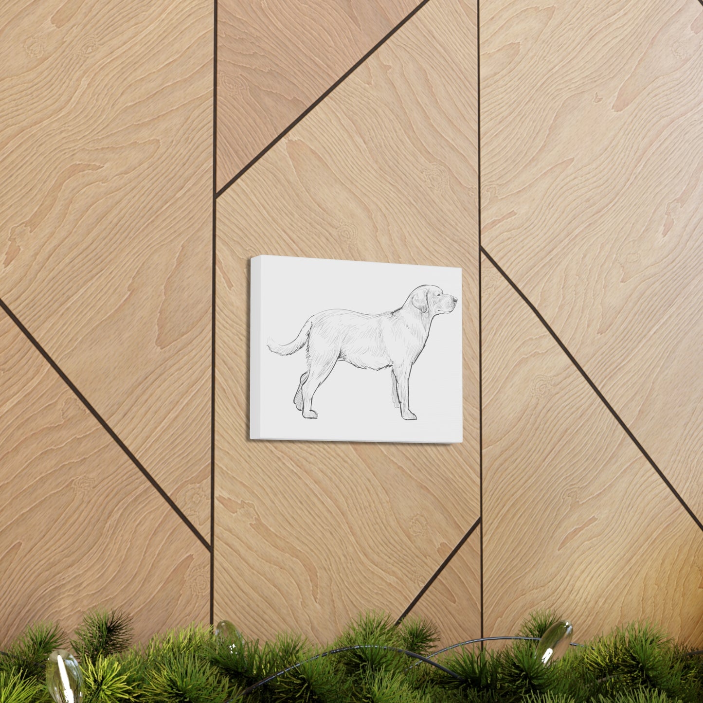 Simply Sketched Perfection - Exclusive Labrador Retriever Canvas Gallery Wraps