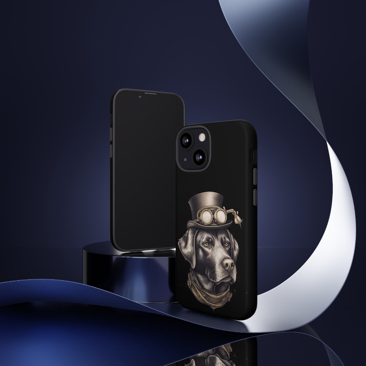 Chocolate Labrador Steampunk Tough Phone Cases