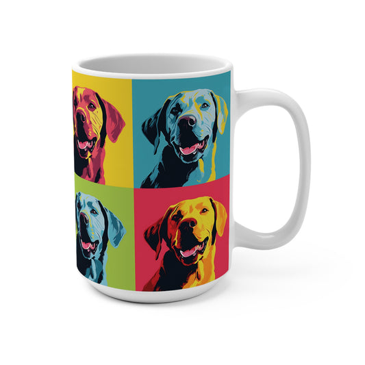 Labrador Retriever Pop-Art 15 oz Mug