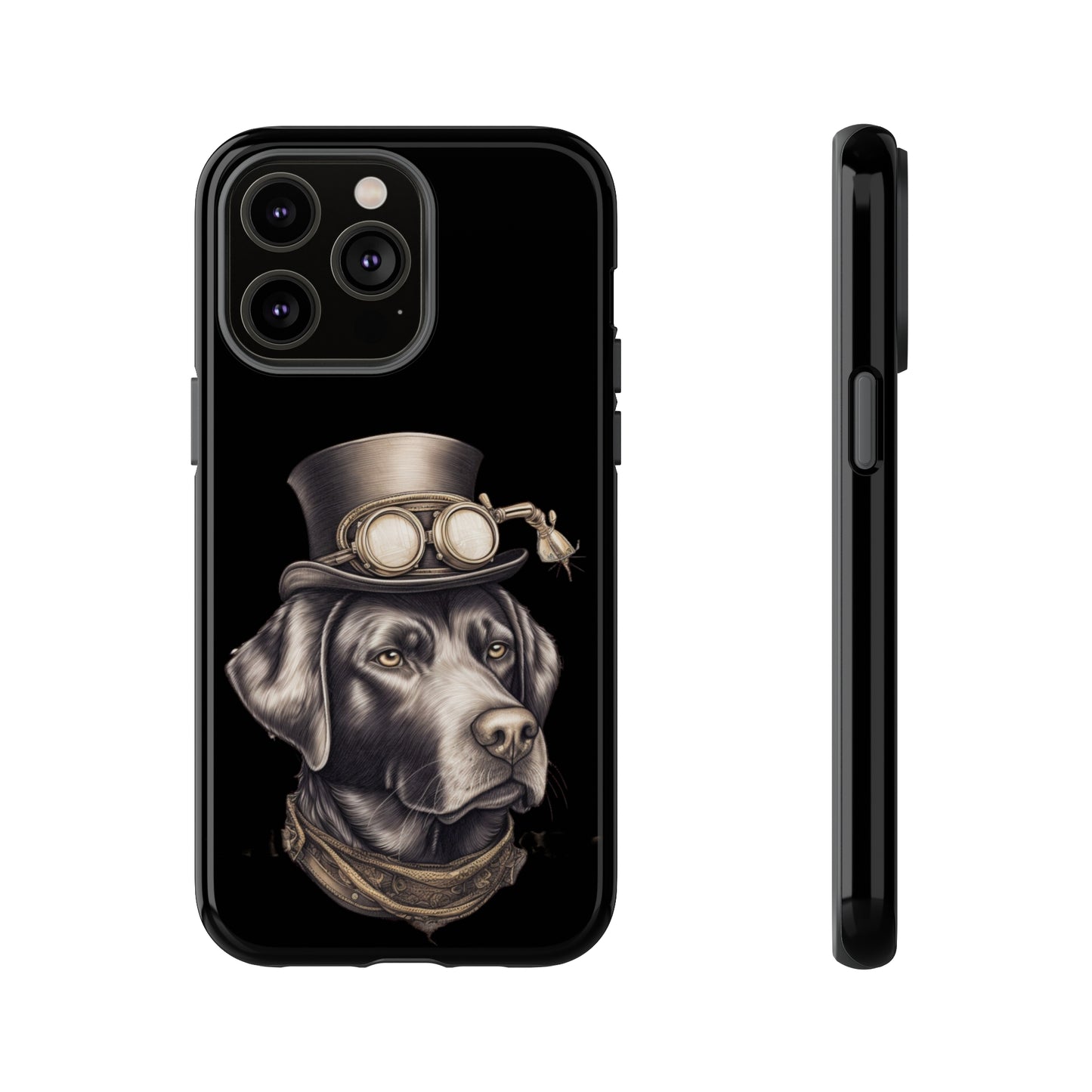 Chocolate Labrador Steampunk Tough Phone Cases