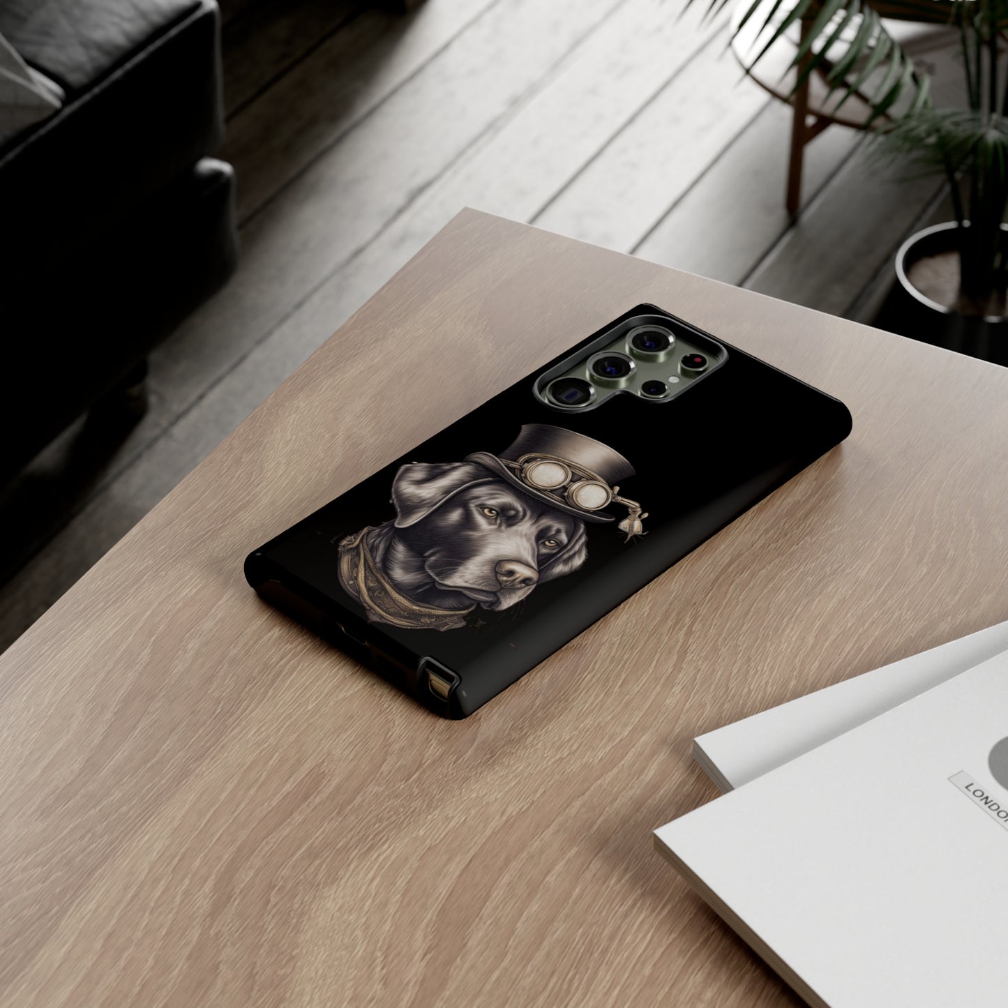 Chocolate Labrador Steampunk Tough Phone Cases