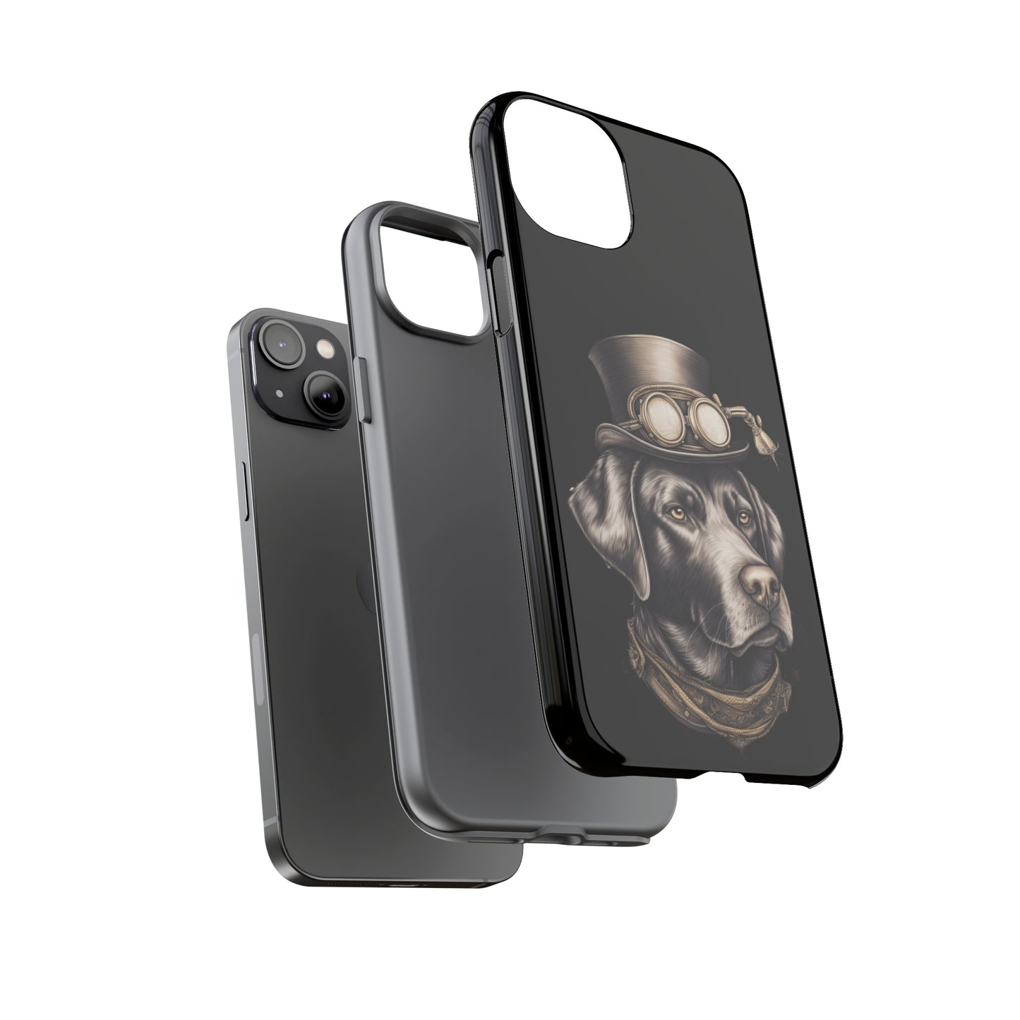 Chocolate Labrador Steampunk Tough Phone Cases