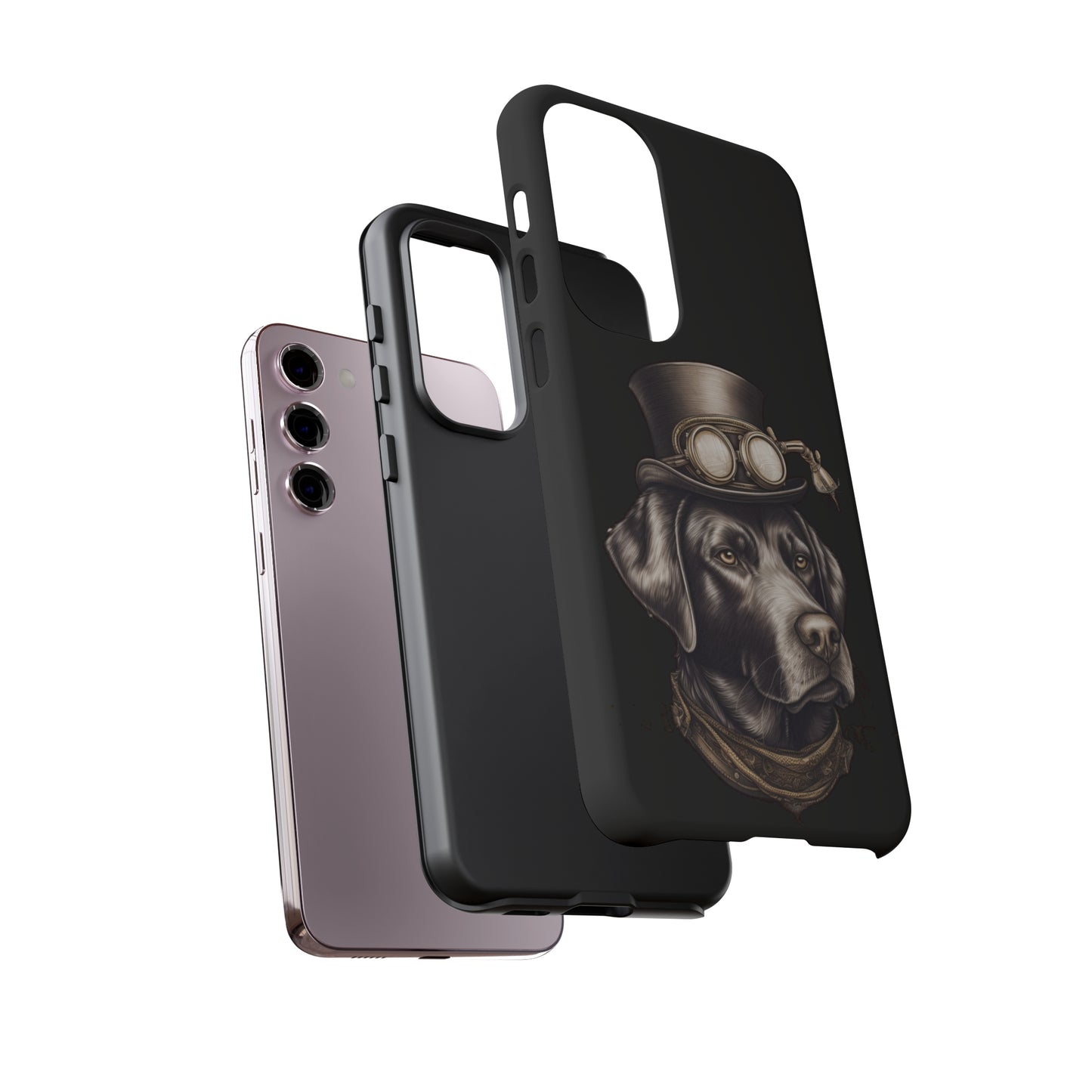 Chocolate Labrador Steampunk Tough Phone Cases