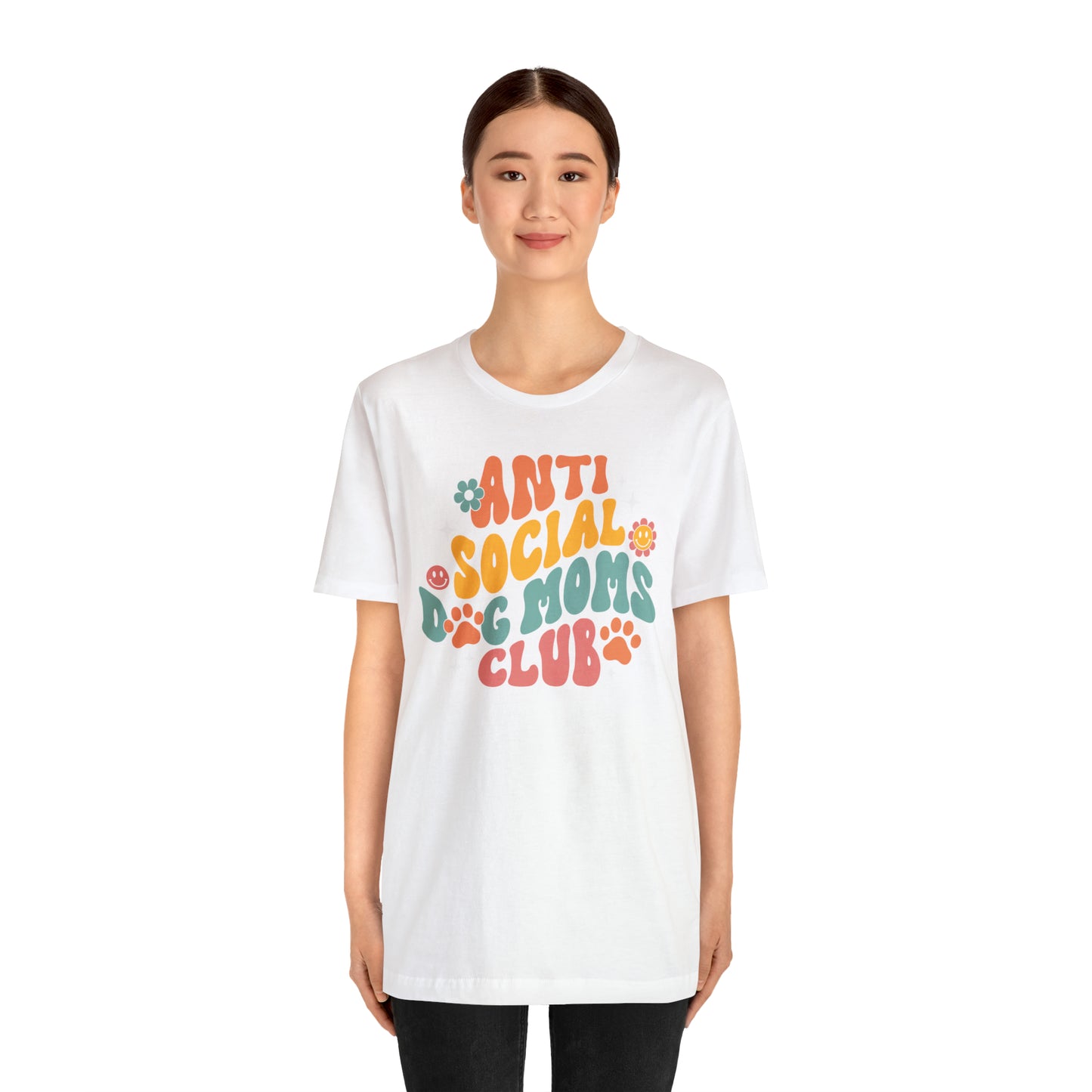 Anti-Social Dog Moms Club Short Sleeve Tee