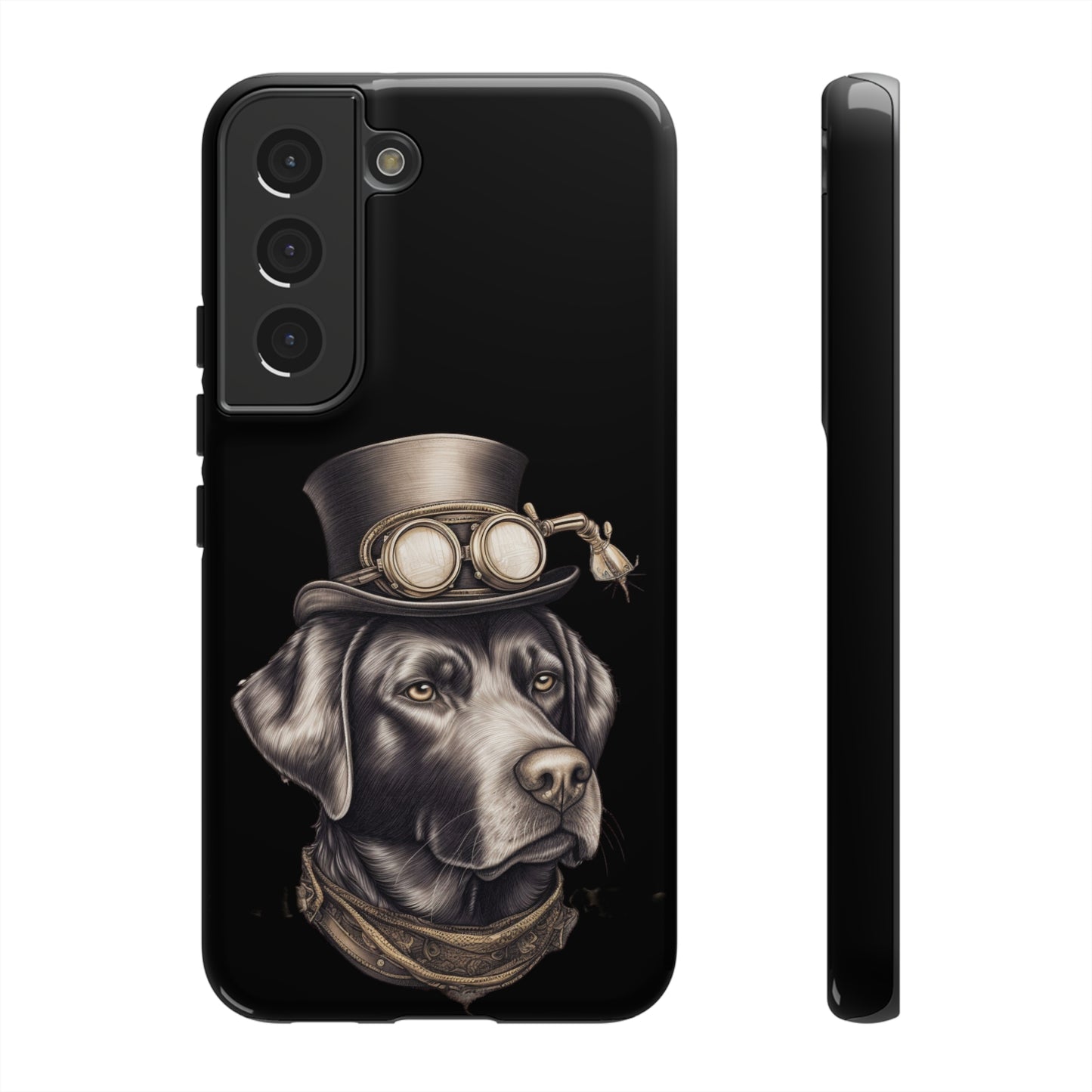Chocolate Labrador Steampunk Tough Phone Cases