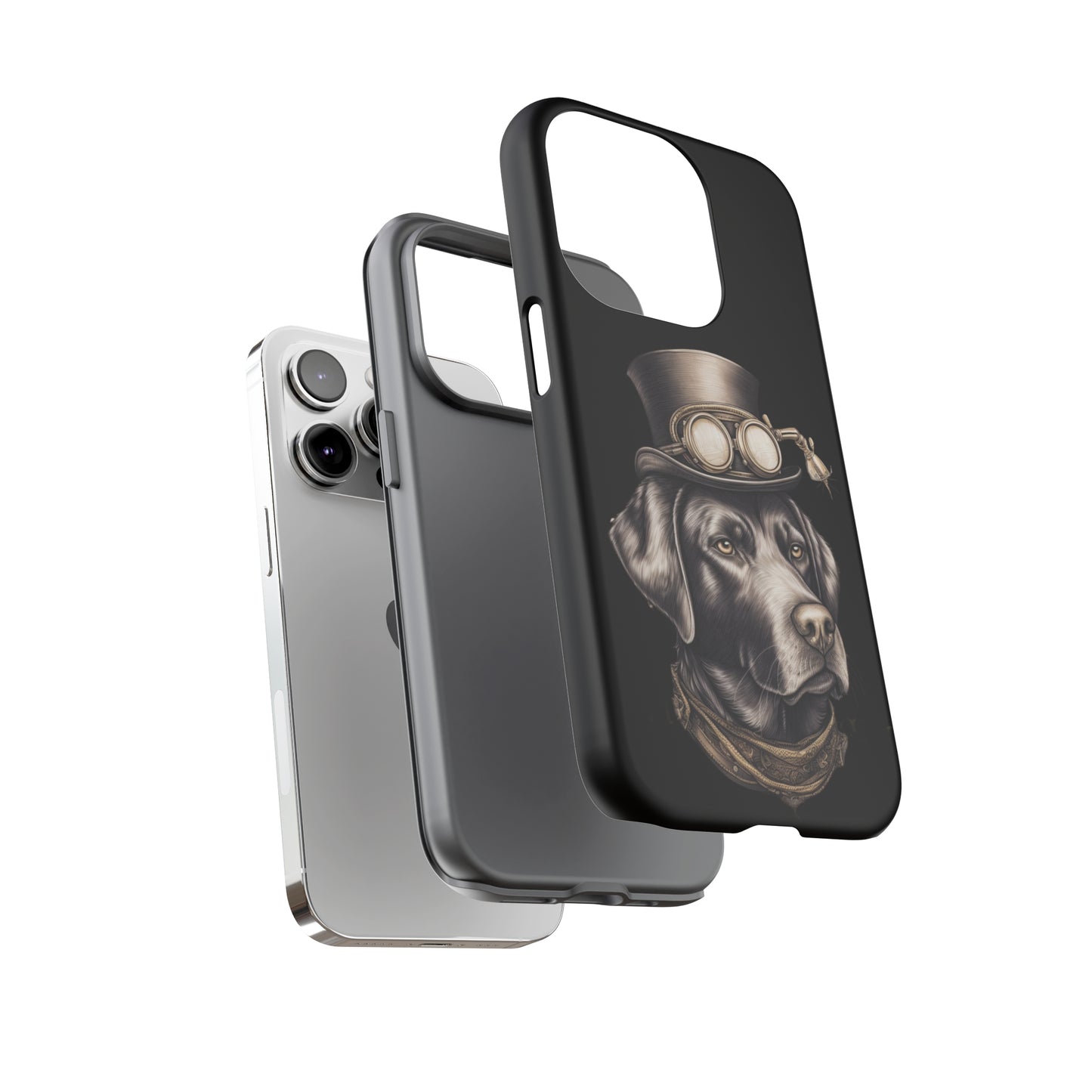 Chocolate Labrador Steampunk Tough Phone Cases