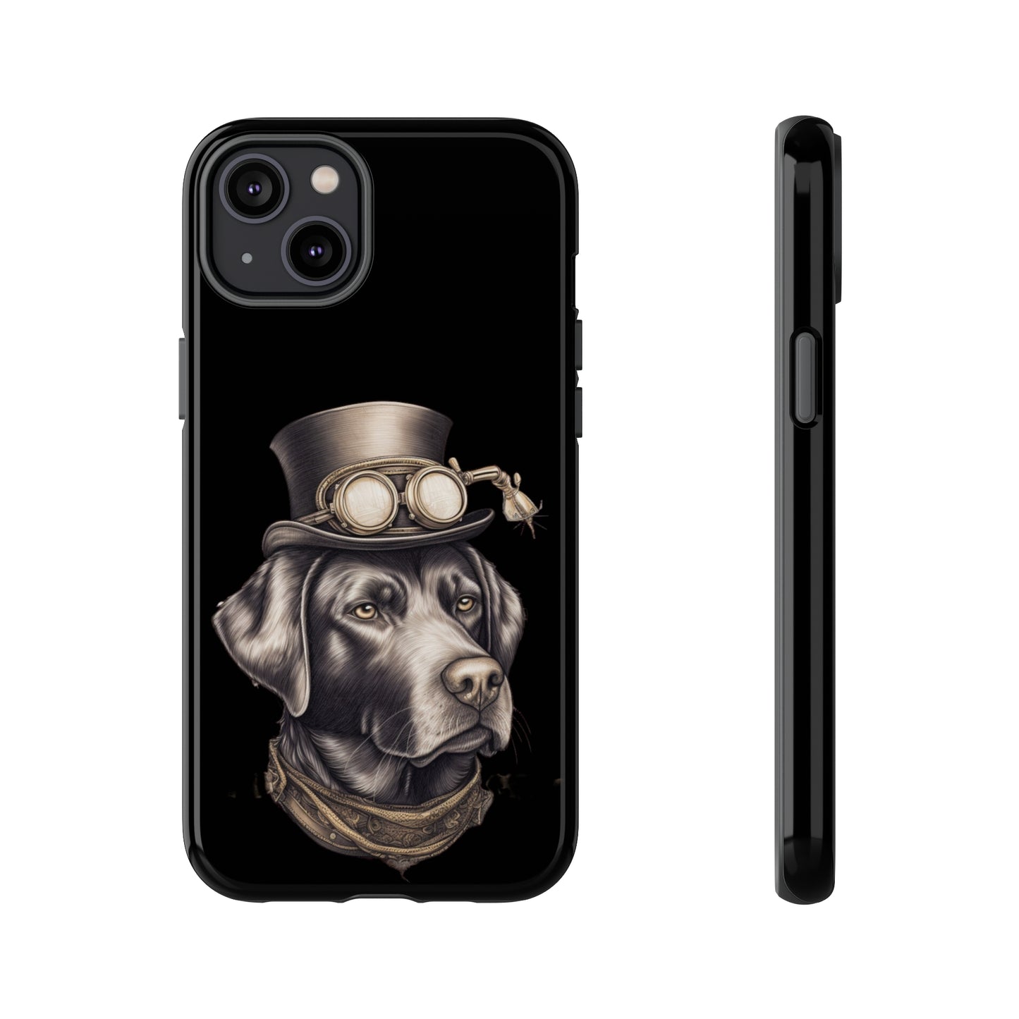 Chocolate Labrador Steampunk Tough Phone Cases