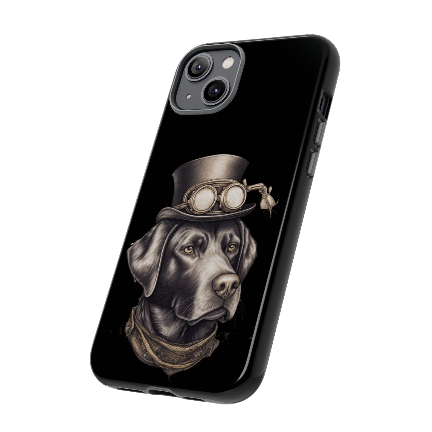 Chocolate Labrador Steampunk Tough Phone Cases