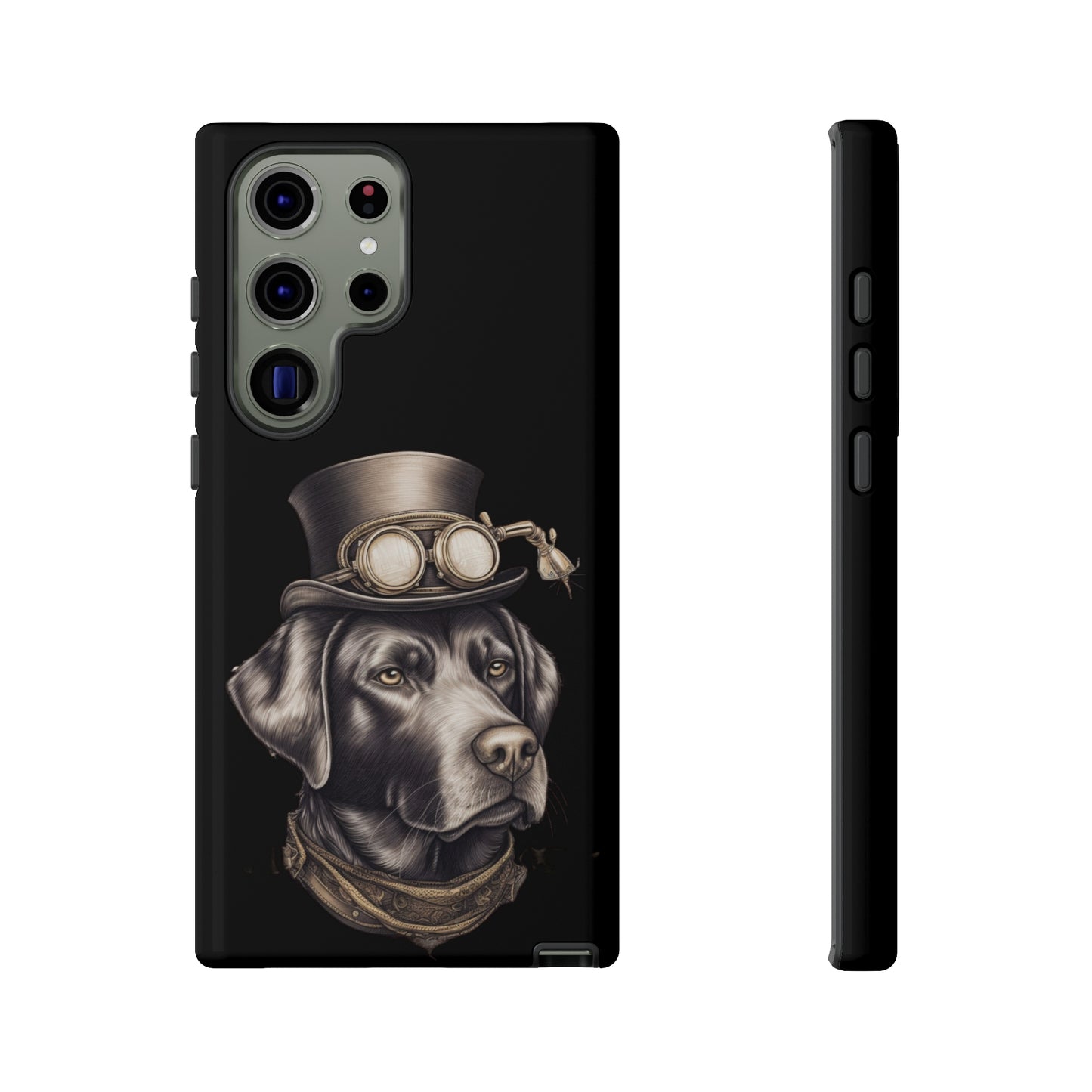 Chocolate Labrador Steampunk Tough Phone Cases