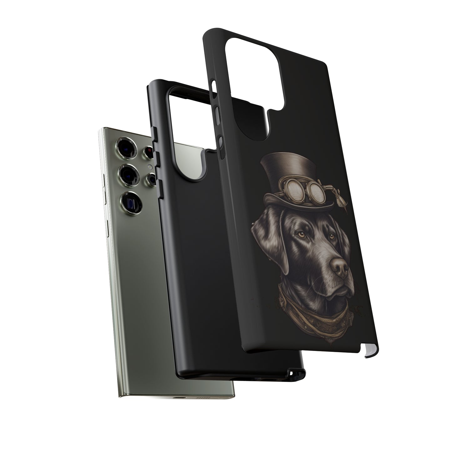 Chocolate Labrador Steampunk Tough Phone Cases