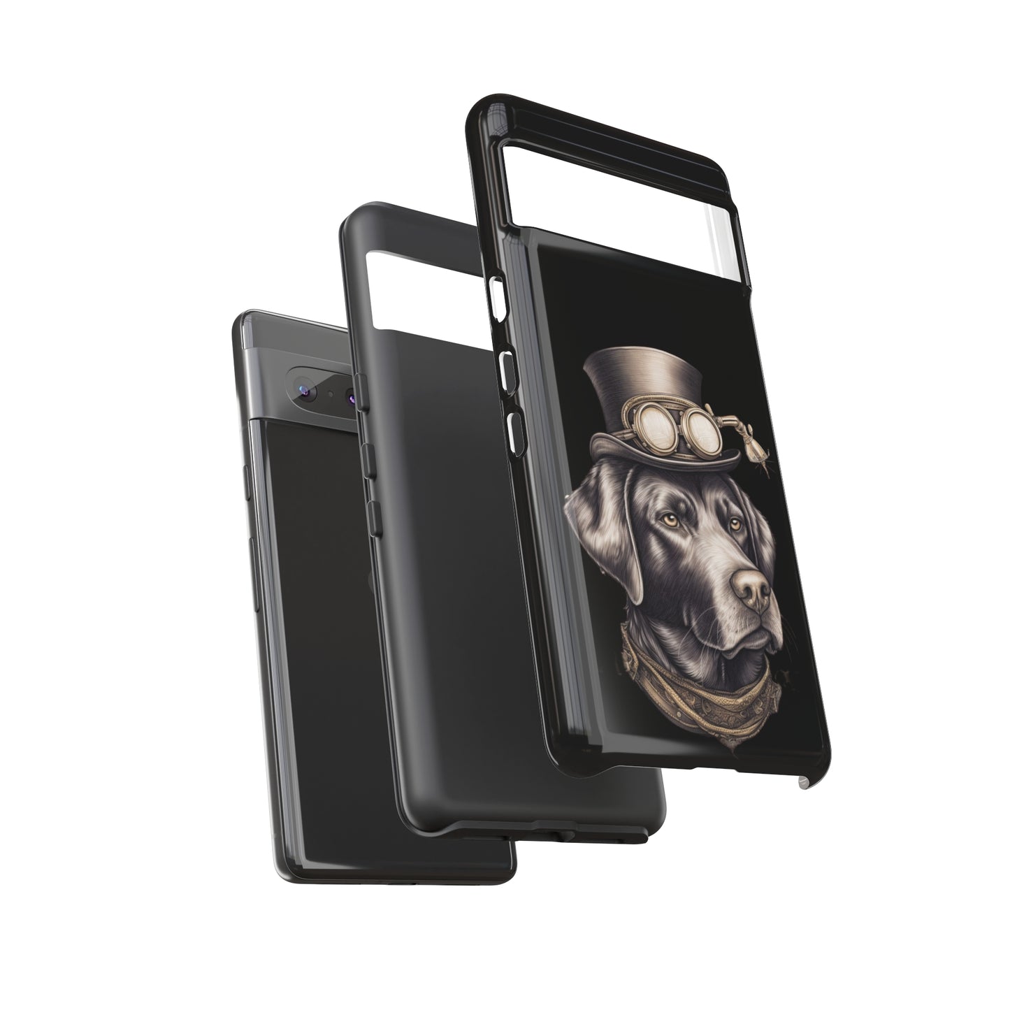 Chocolate Labrador Steampunk Tough Phone Cases
