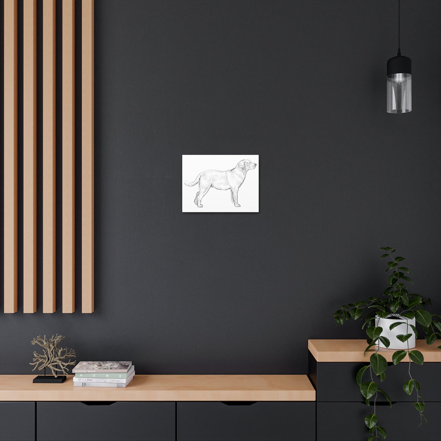 Simply Sketched Perfection - Exclusive Labrador Retriever Canvas Gallery Wraps