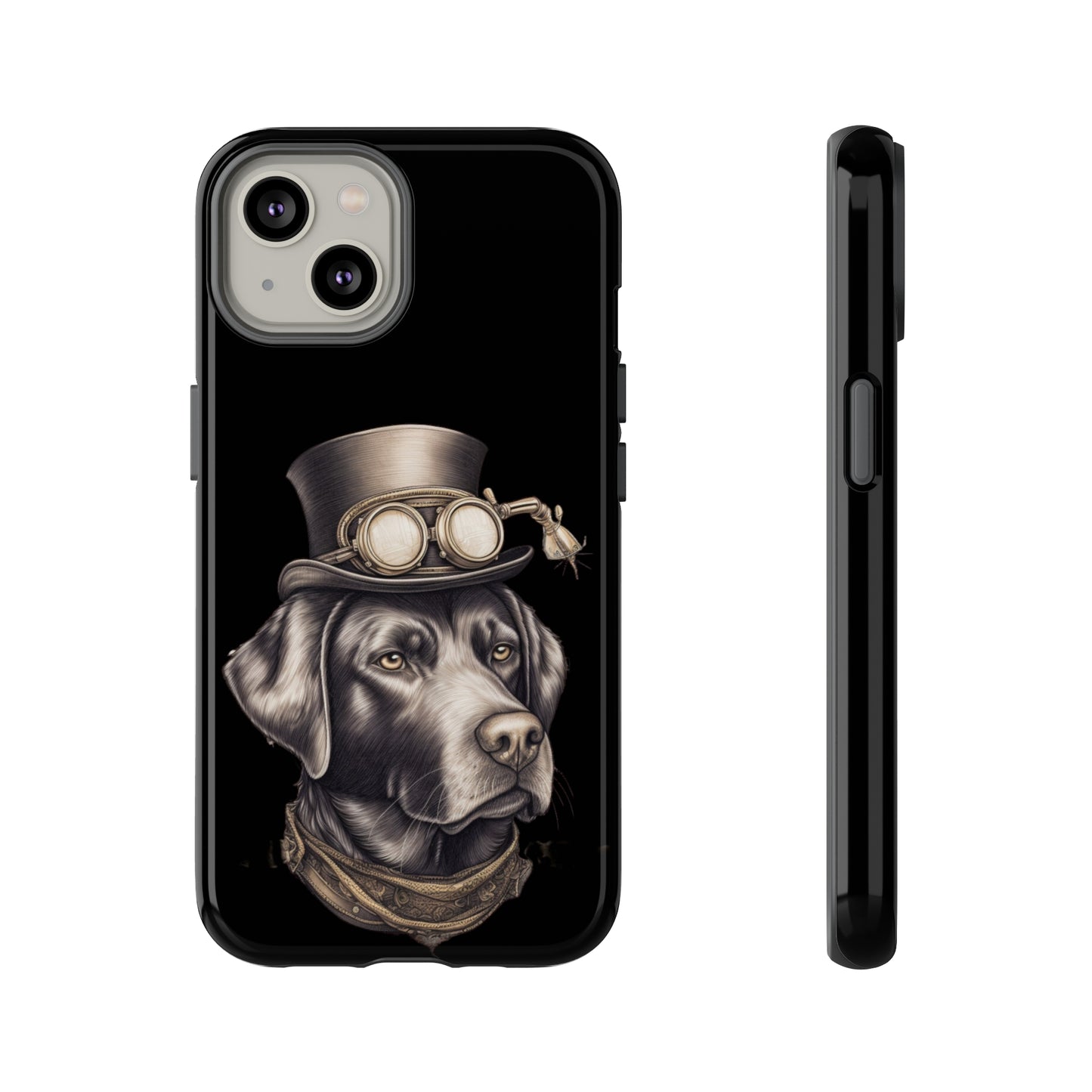Chocolate Labrador Steampunk Tough Phone Cases