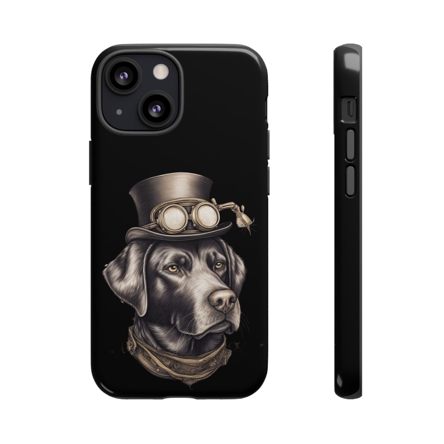 Chocolate Labrador Steampunk Tough Phone Cases