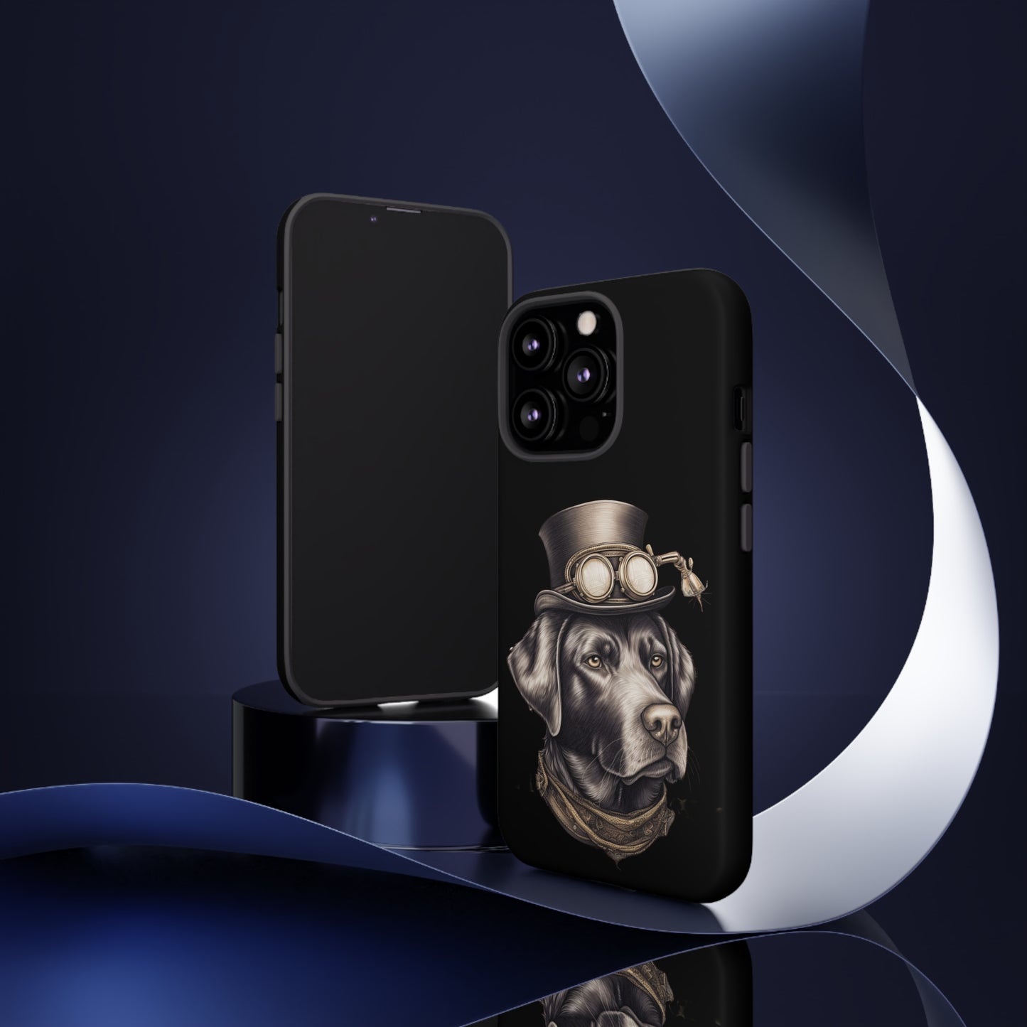 Chocolate Labrador Steampunk Tough Phone Cases