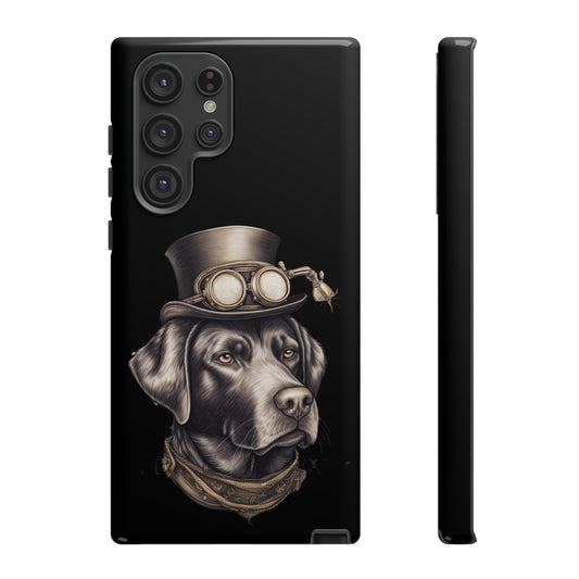 Chocolate Labrador Steampunk Tough Phone Cases