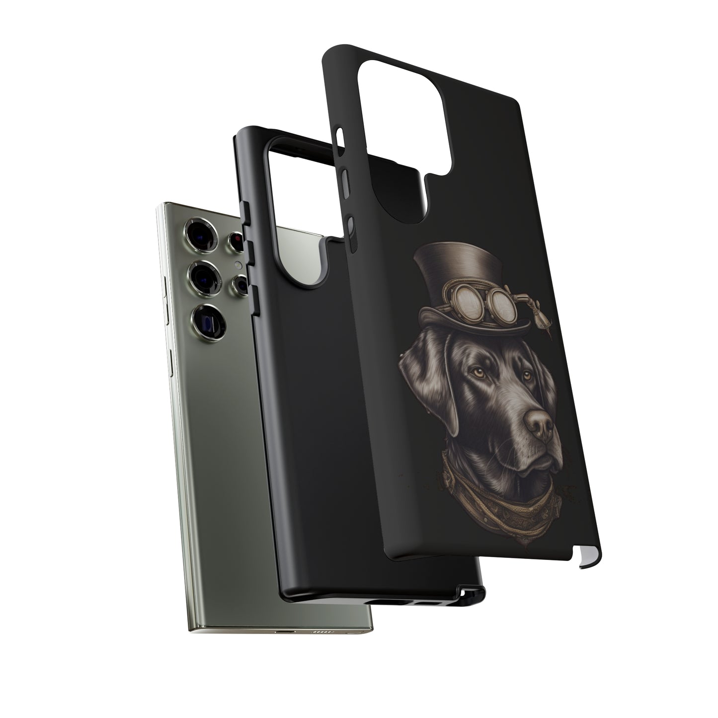Chocolate Labrador Steampunk Tough Phone Cases