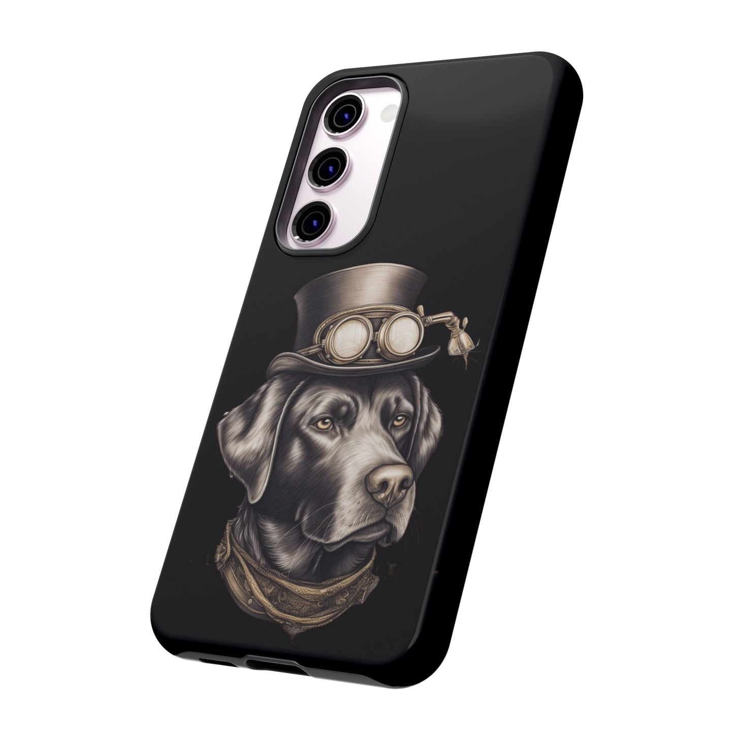 Chocolate Labrador Steampunk Tough Phone Cases