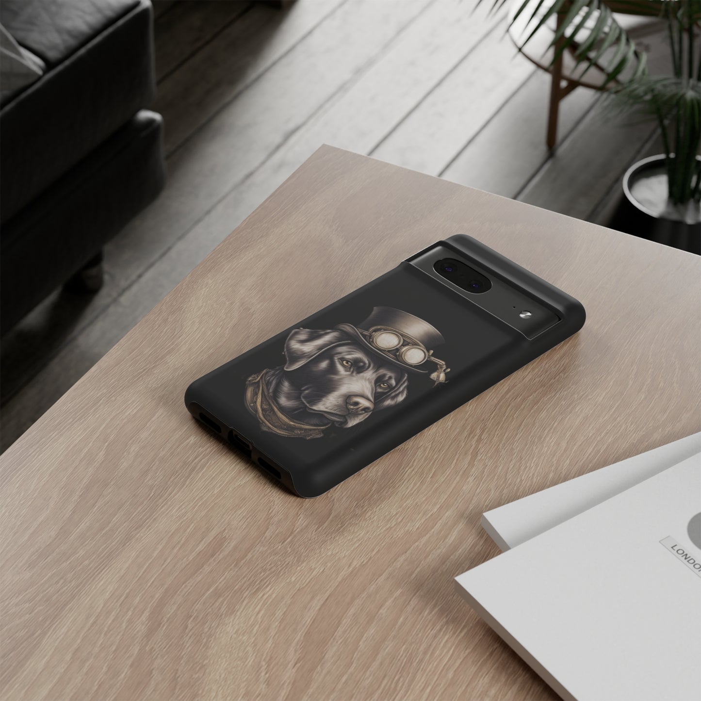 Chocolate Labrador Steampunk Tough Phone Cases