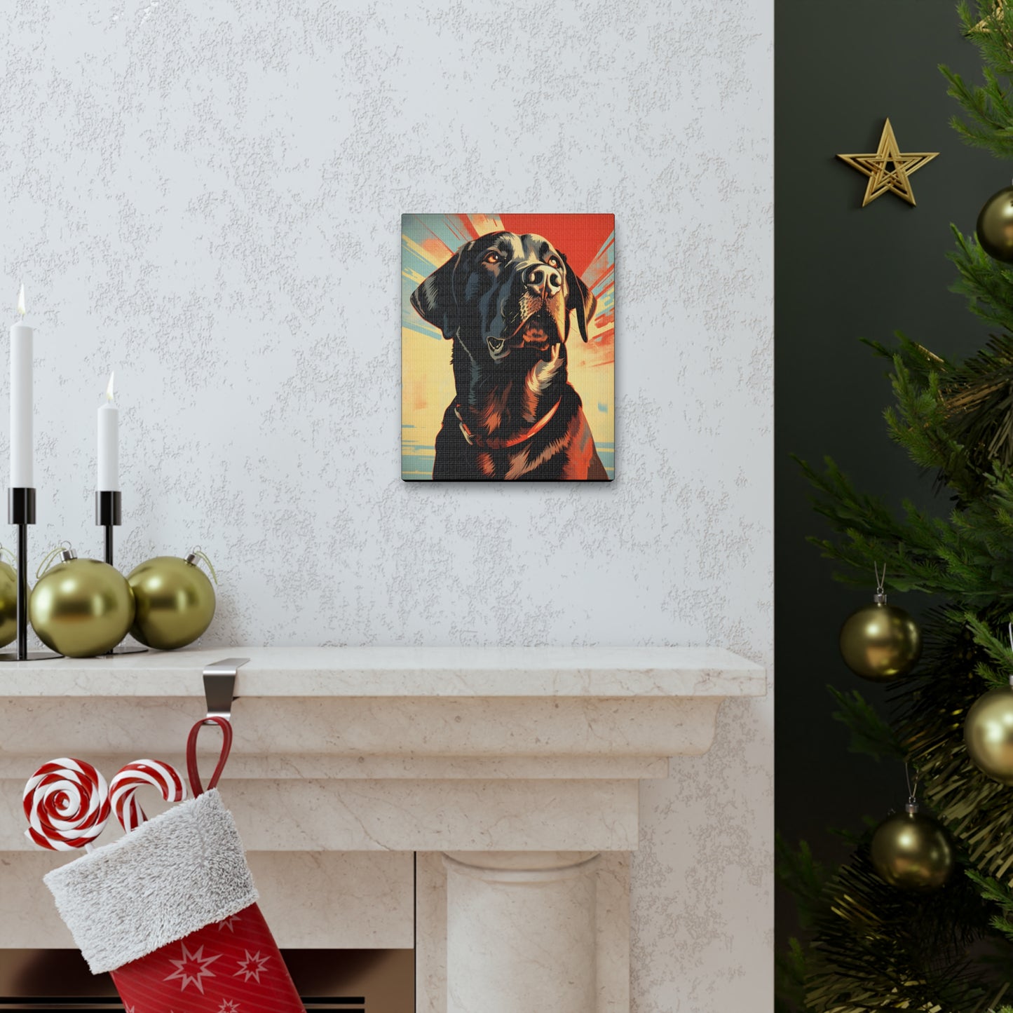 Labrador Retriever Pop-Art Canvas Gallery Wraps
