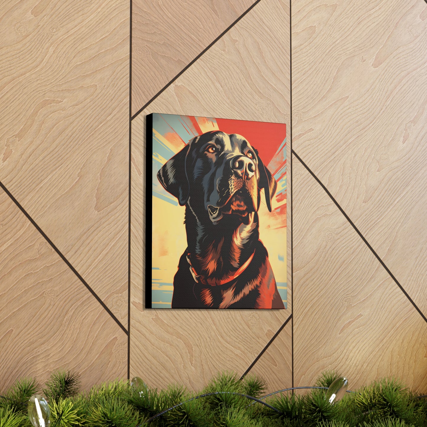 Labrador Retriever Pop-Art Canvas Gallery Wraps
