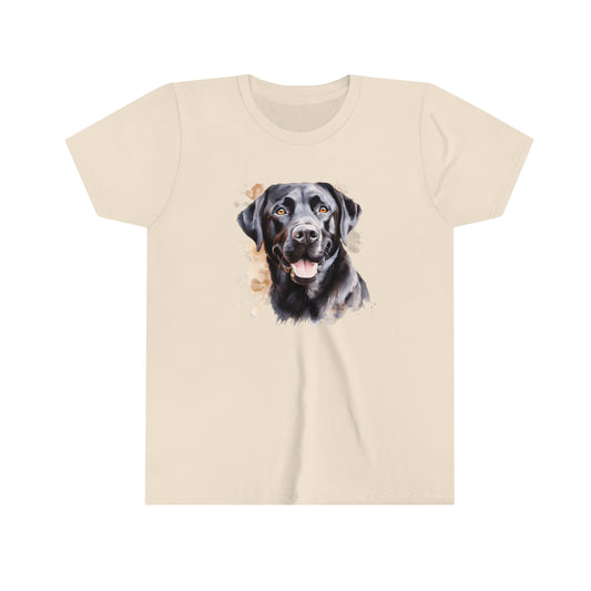 Black Labrador Retrievers Youth Short Sleeve Tee